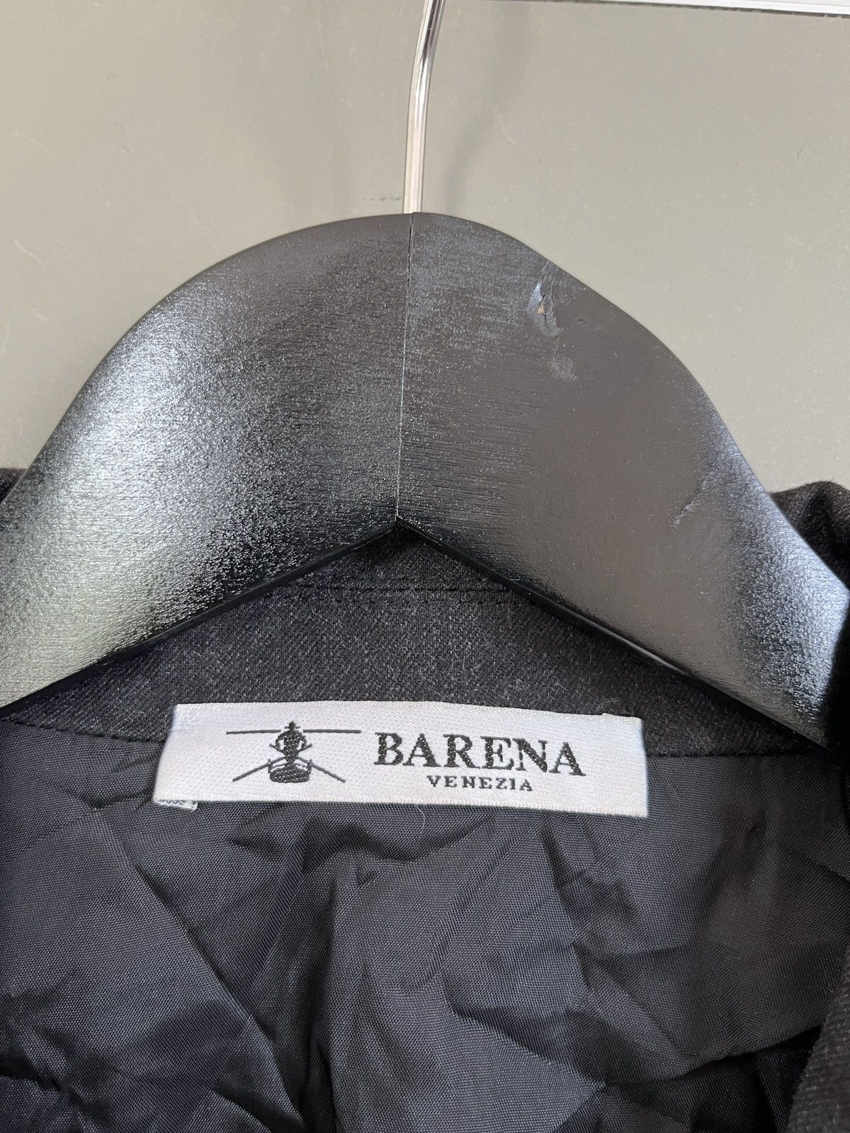 Barena × Barena Venezia Barena Venezia Wool Casual Wool Black Simple Blazer Jacket Size M / US 6-8 / IT 42-44 - 4 Thumbnail