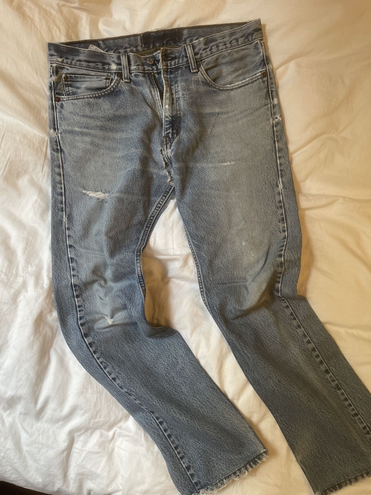 Levi's Vintage thrashed 505s Size US 34 / EU 50 - 3 Thumbnail