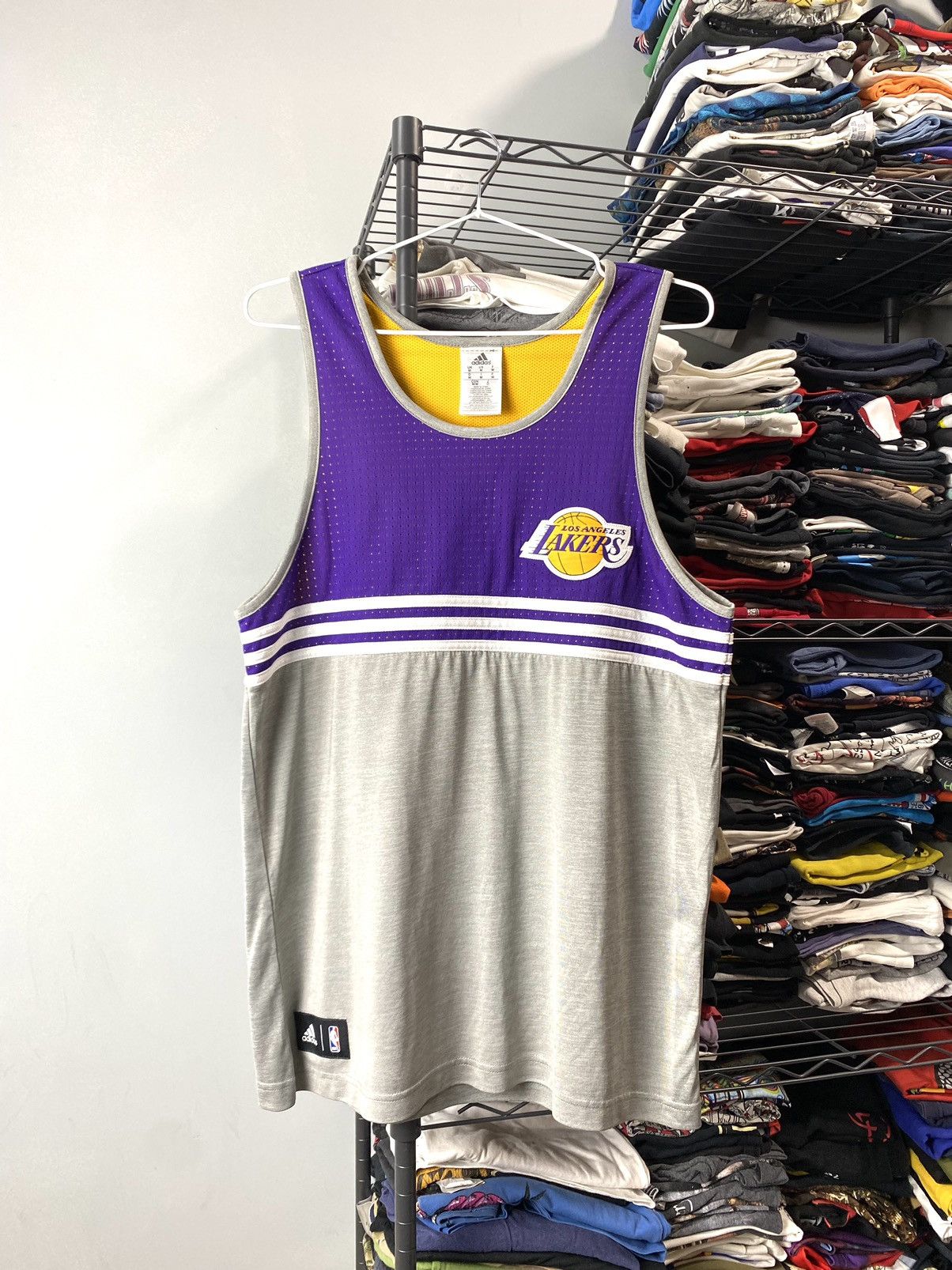 Adidas Vintage Adidas Lakers NBA Jersey Sleeveless Size US M / EU 48-50 / 2 - 1 Thumbnail