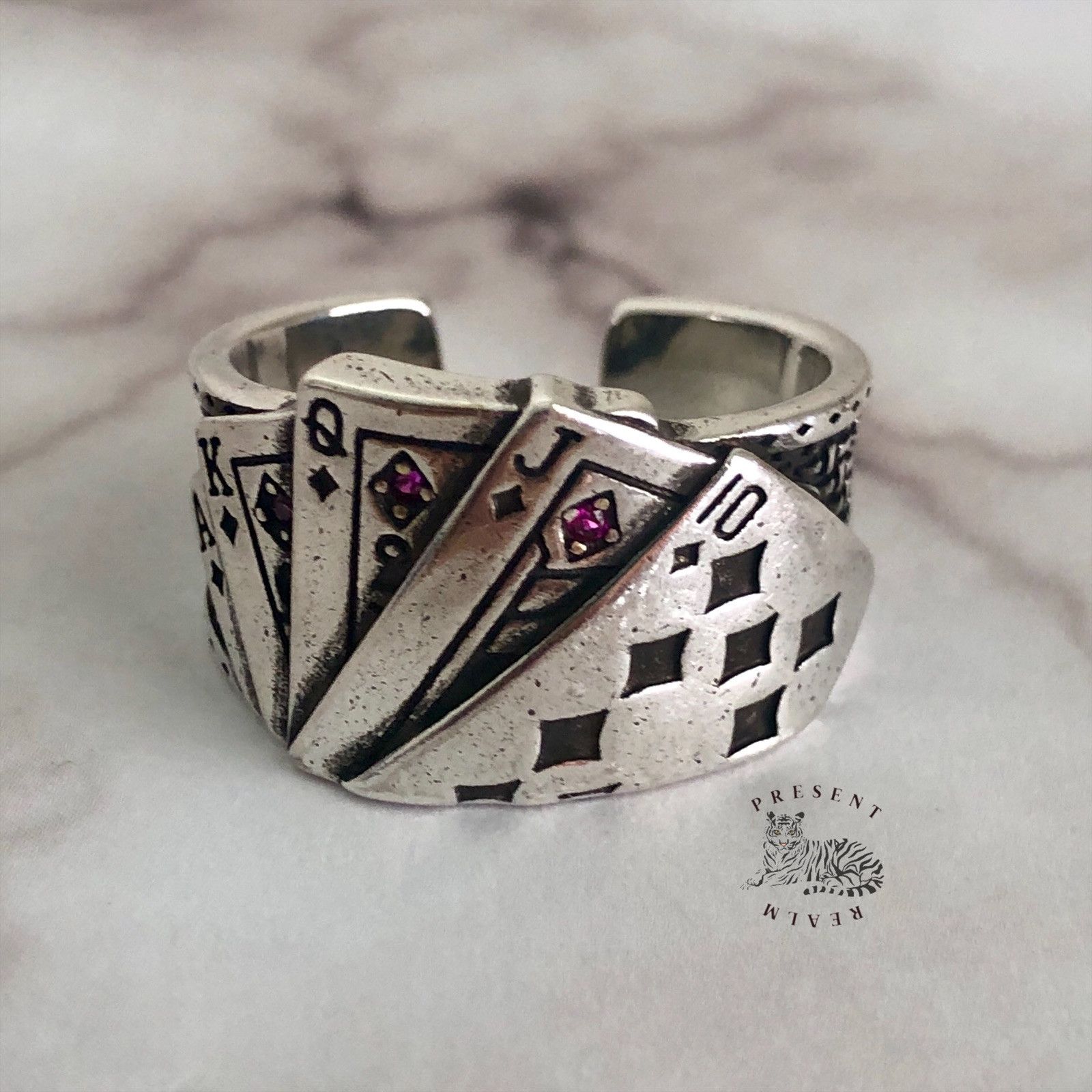 Japanese Brand × Vintage Poker Adjustable Ring Size ONE SIZE - 1 Thumbnail