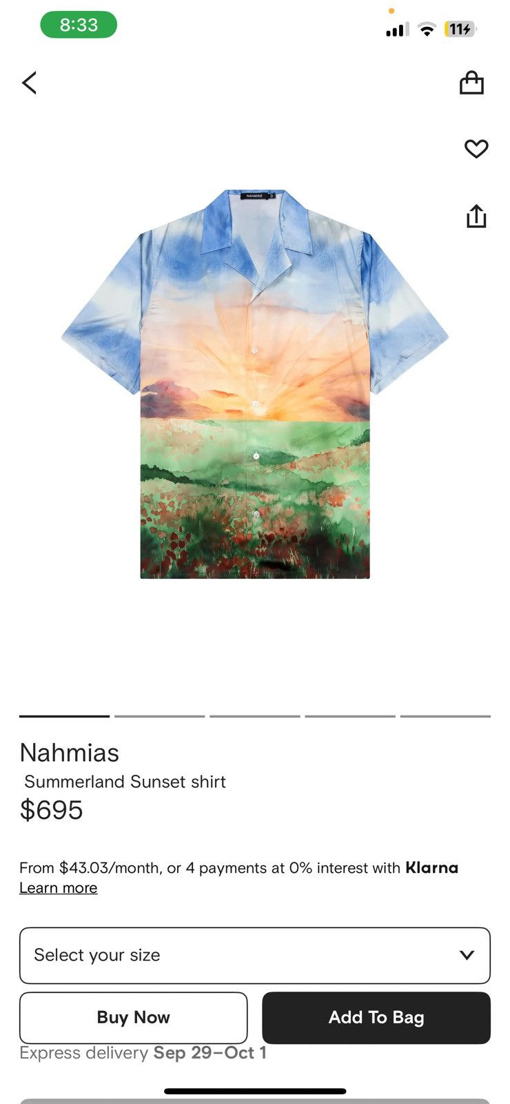 Nahmias Nahmias Silk Shirt XL Summer Amiri Versace Size US XL / EU 56 / 4 - 4 Thumbnail