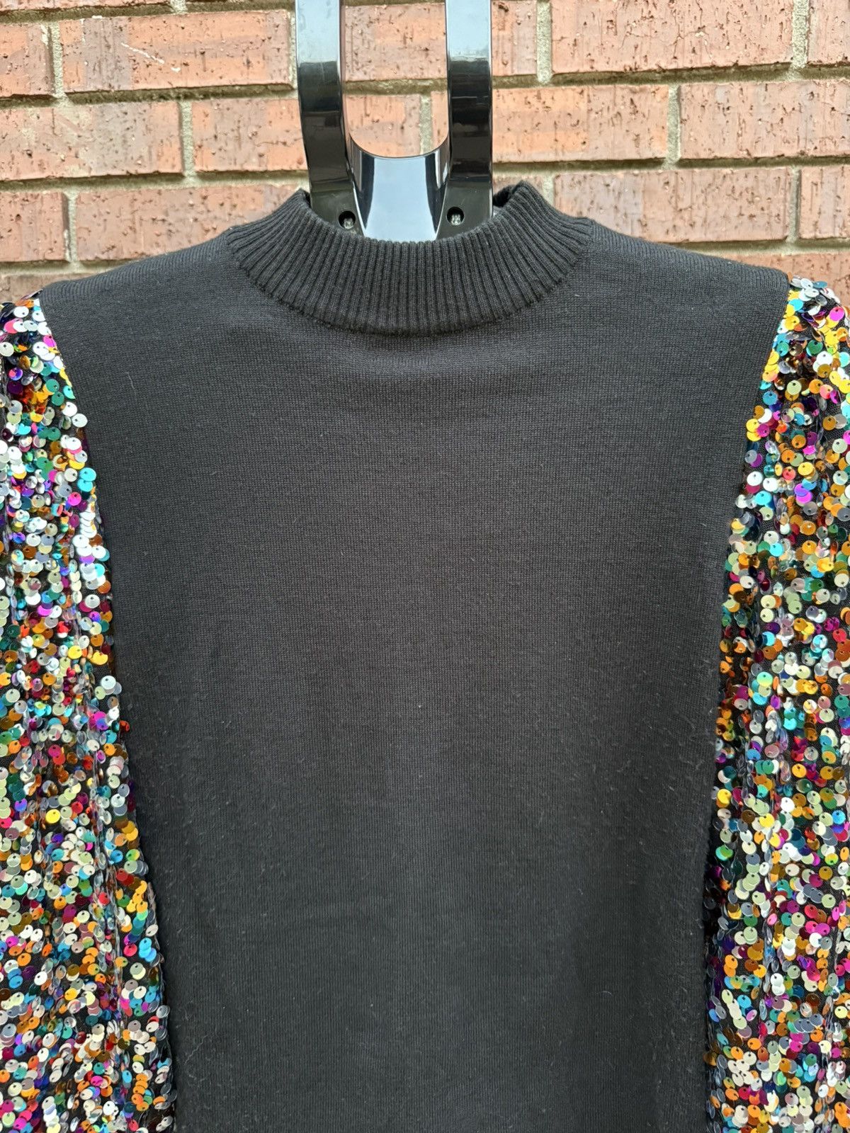 Other A. Calin Flying Tomato Sequin Balloon Sleeve Sweater Size M / US 6-8 / IT 42-44 - 2 Thumbnail