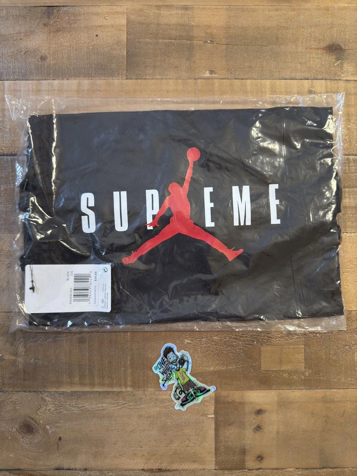 Supreme Supreme x Jordan Drawstring Bag Size ONE SIZE - 3 Thumbnail
