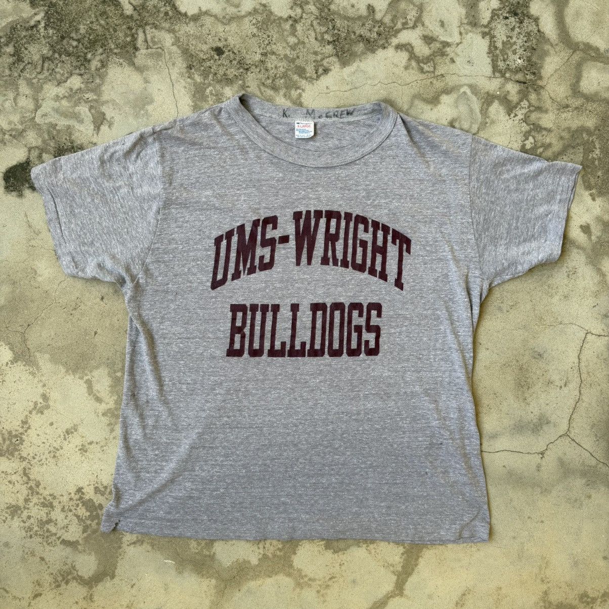 Champion 80’s Champion UMS Wright Bulldogs University T-shirt Size US XL / EU 56 / 4 - 1 Thumbnail