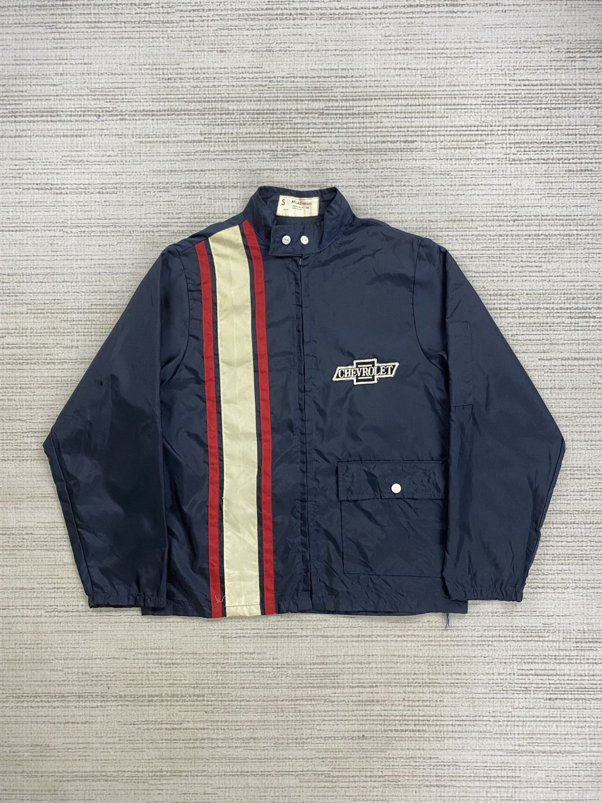 NASCAR × Swingster × Vintage Vtg 70s Chevrolet Nascar Racing Nylon Zipper Jacket Size US M / EU 48-50 / 2 - 1 Thumbnail