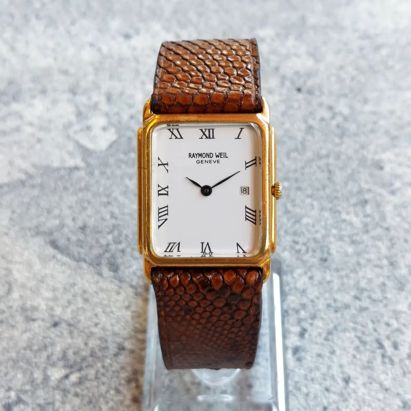 RAYMOND WEIL × Vintage 💥 Vintage 80s Raymond Weil Tank Size ONE SIZE - 5 Thumbnail