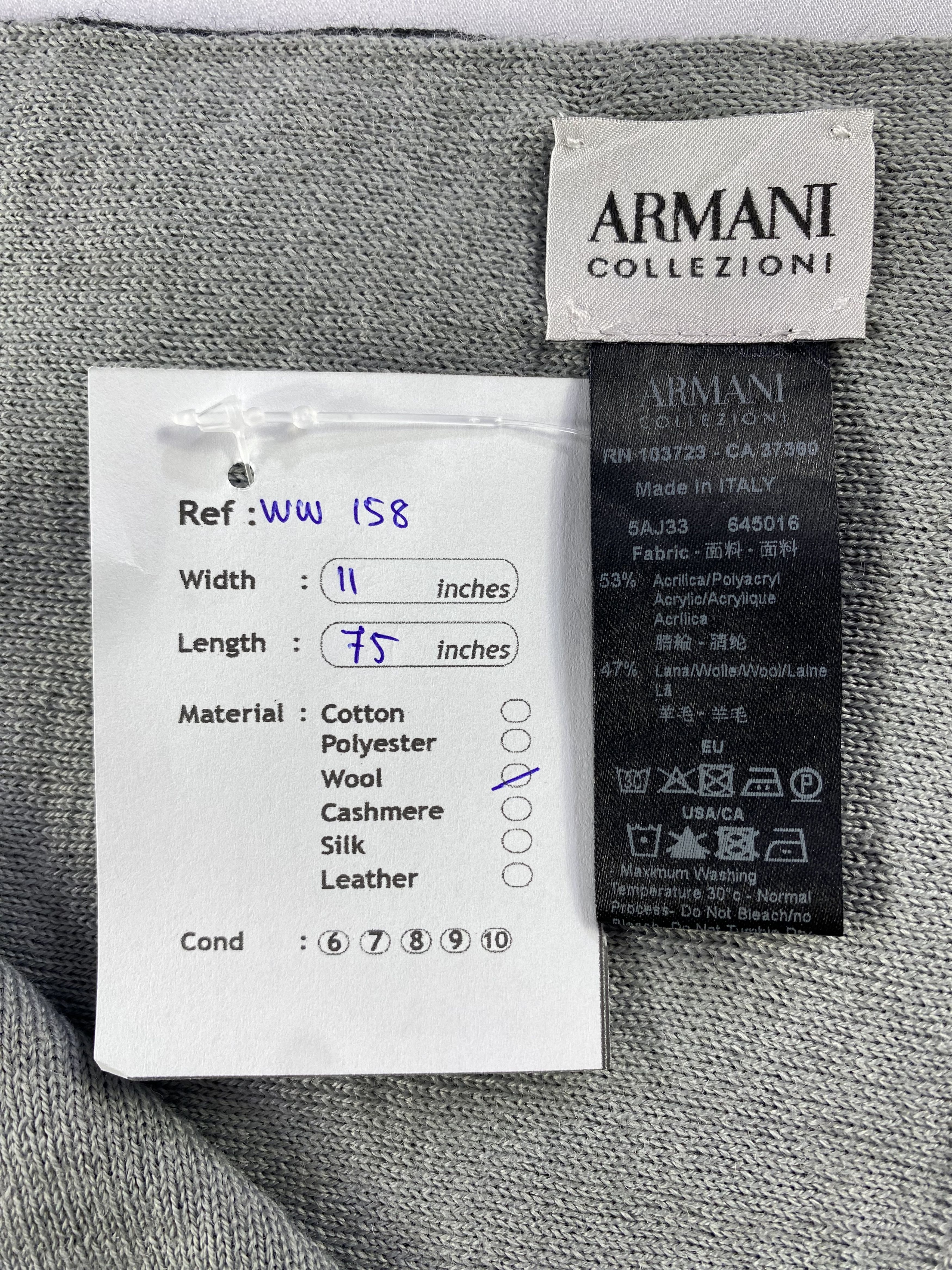 Armani Armani Scarf / Muffler / Neckwear - WW158 Size ONE SIZE - 6 Thumbnail