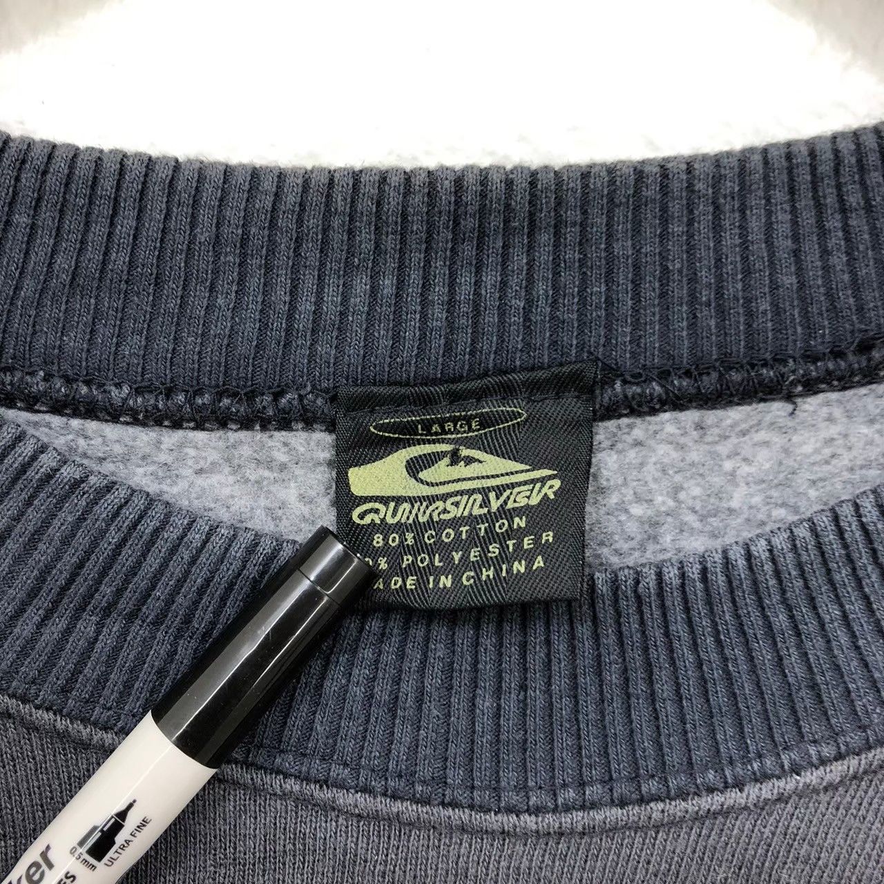 Quicksilver × Vintage Vintage 90's Quicksilver Sweater Surf Wear BN Size US L / EU 52-54 / 3 - 10 Thumbnail