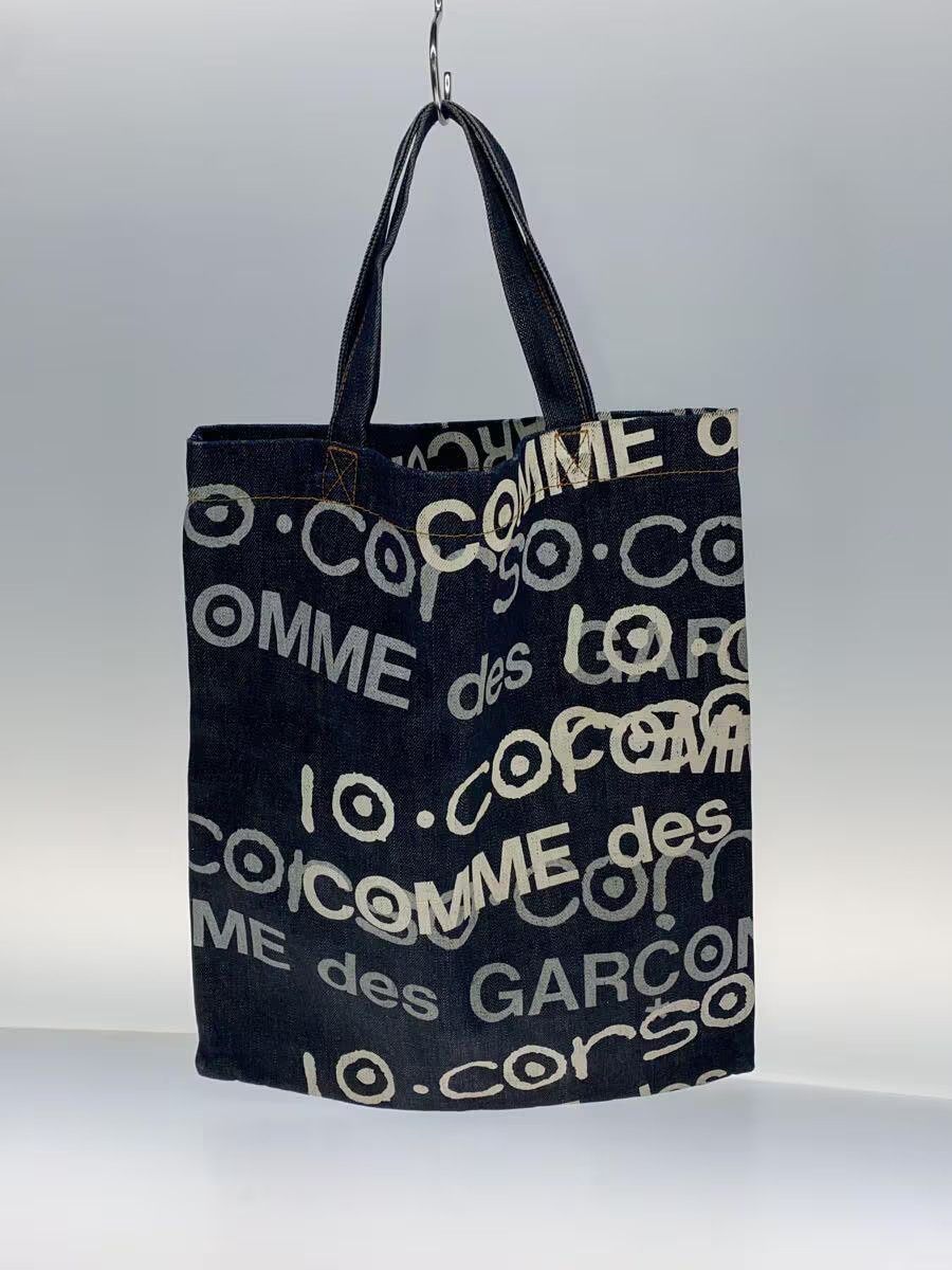 Comme des Garcons × Junya Watanabe Denim Logo Tote Bag Size ONE SIZE - 3 Thumbnail