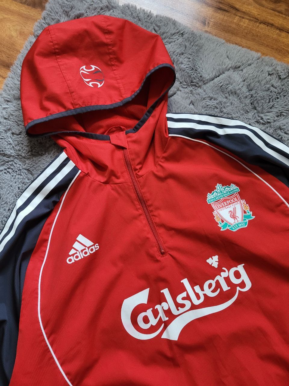 Vintage Vintage Adidas Liverpool football jacket Size US L / EU 52-54 / 3 - 2 Thumbnail