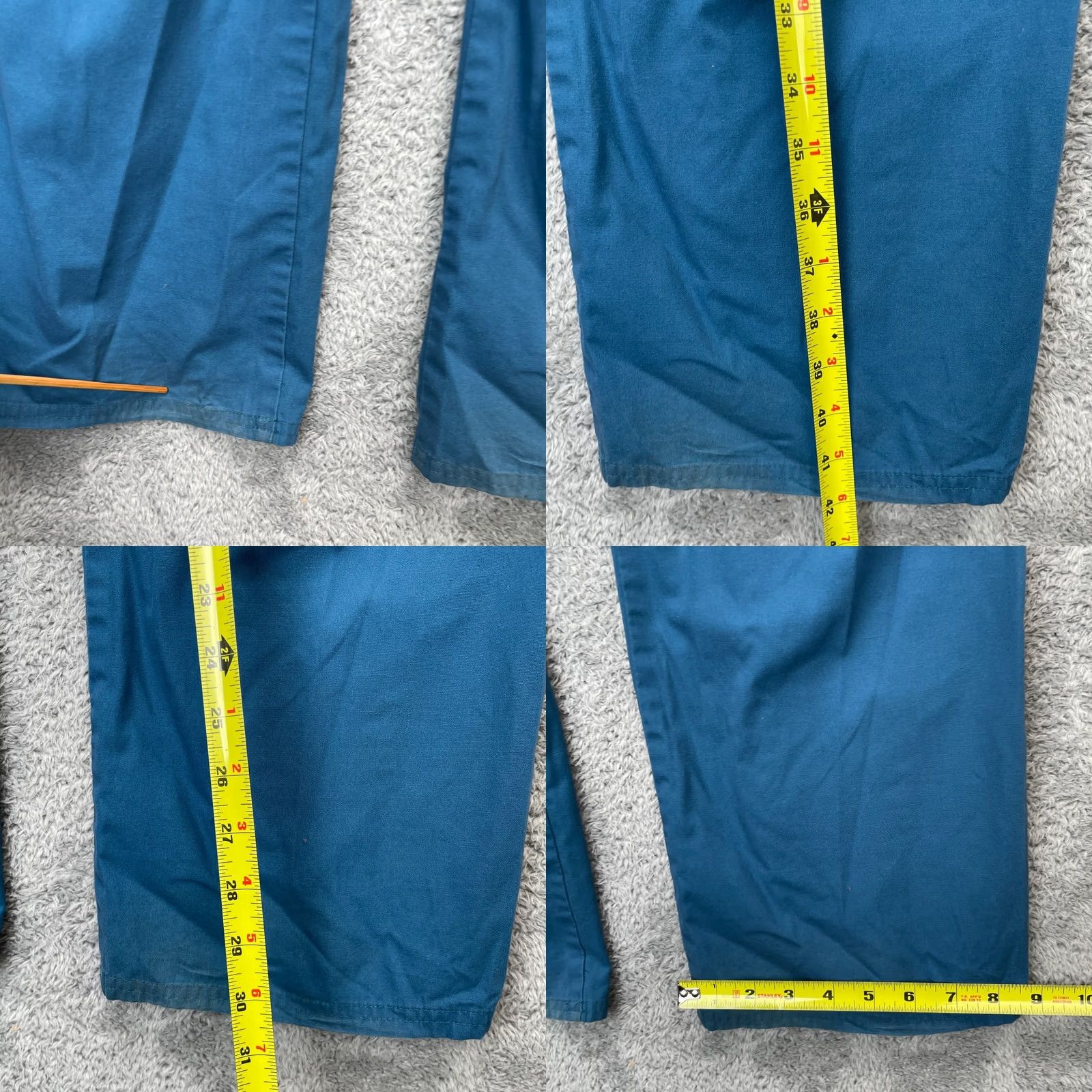 Dickies Dickies Pants Mens Small Blue EDS Signature Scrubs Cargo Pockets Straight Leg Size US 29 - 8 Thumbnail