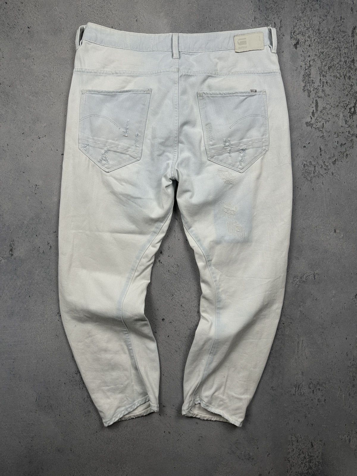 G-Star Vintage G-Star RAW Arc 3D Mid Boyfriend 7/8 Restored Denim Size 30" / US 8 / IT 44 - 2 Thumbnail