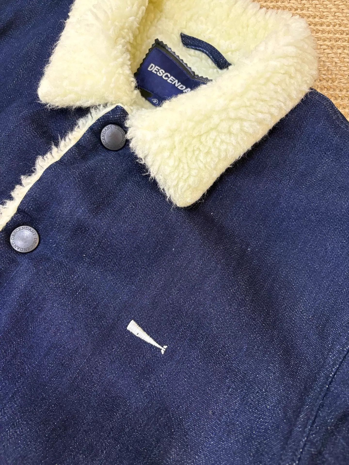 Descendant DESCENDANT COLLIER Indigo Fleece Lined Denim Jacket Size 2 Size US M / EU 48-50 / 2 - 4 Thumbnail