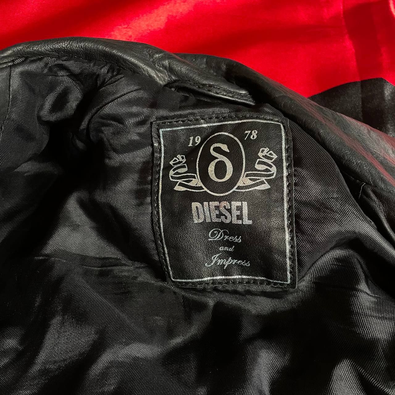 Diesel Archive DIESEL Acrab Lamb Leather & Knit Biker Moto Jacket Size S / US 4 / IT 40 - 5 Thumbnail