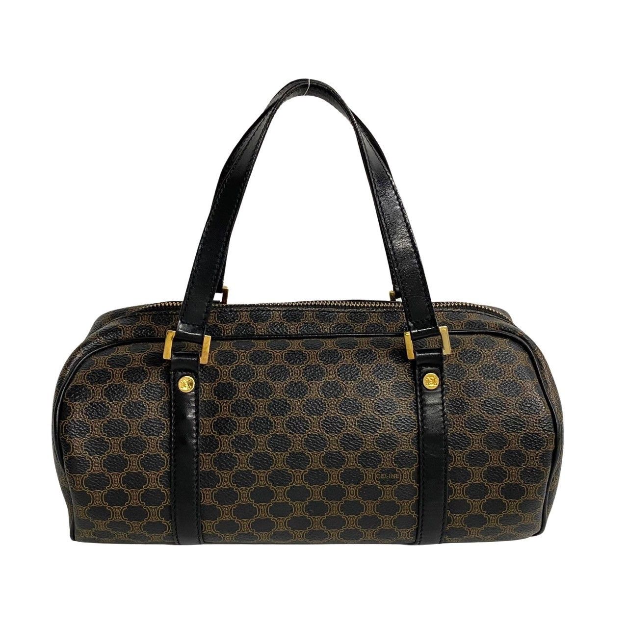 image of Celine Macadam Handbag in Black, Women's