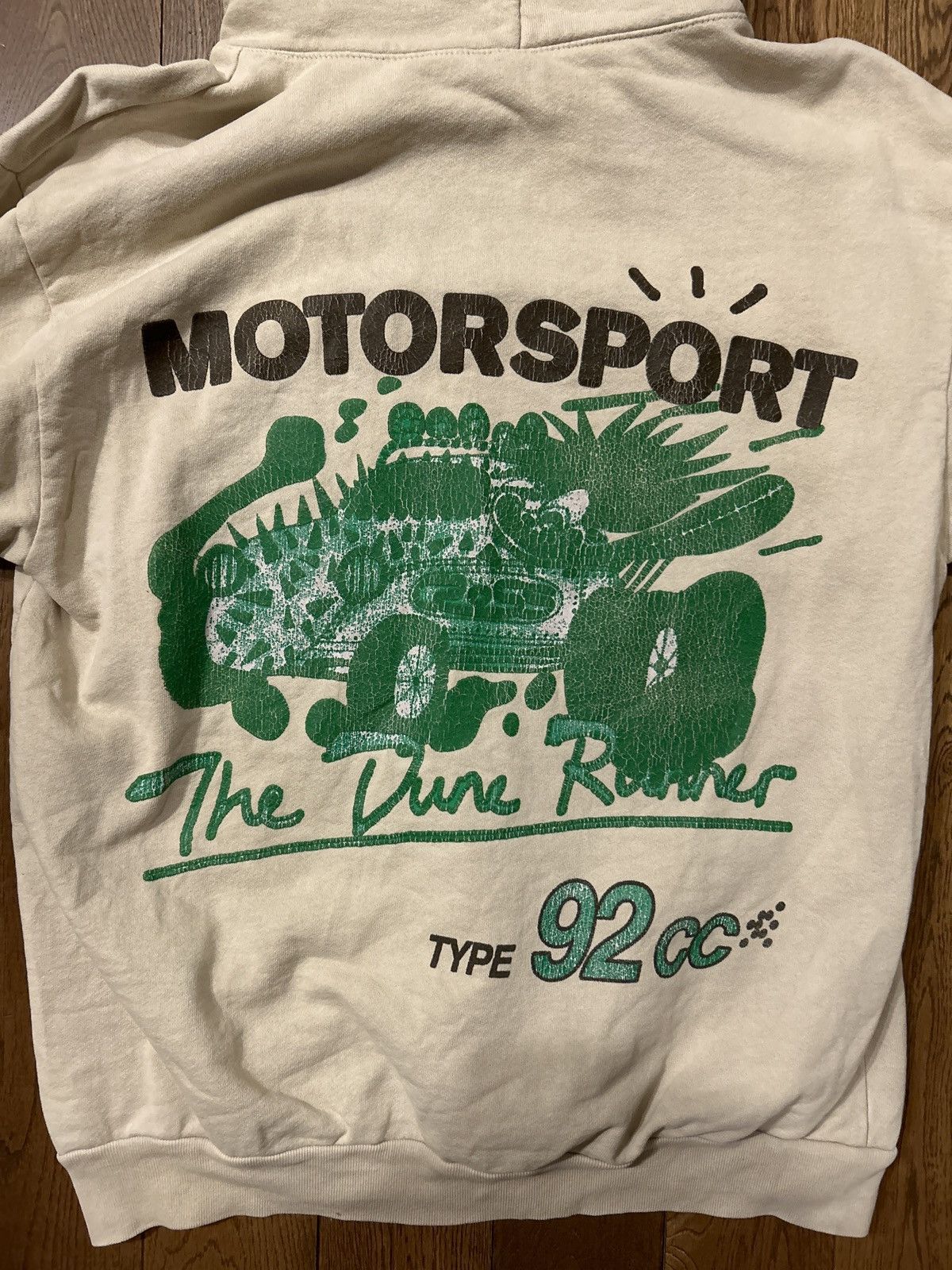 Travis Scott Travis Scott Motor Sport Hoodie ‘Medium Olive’ Size US M / EU 48-50 / 2 - 5 Thumbnail