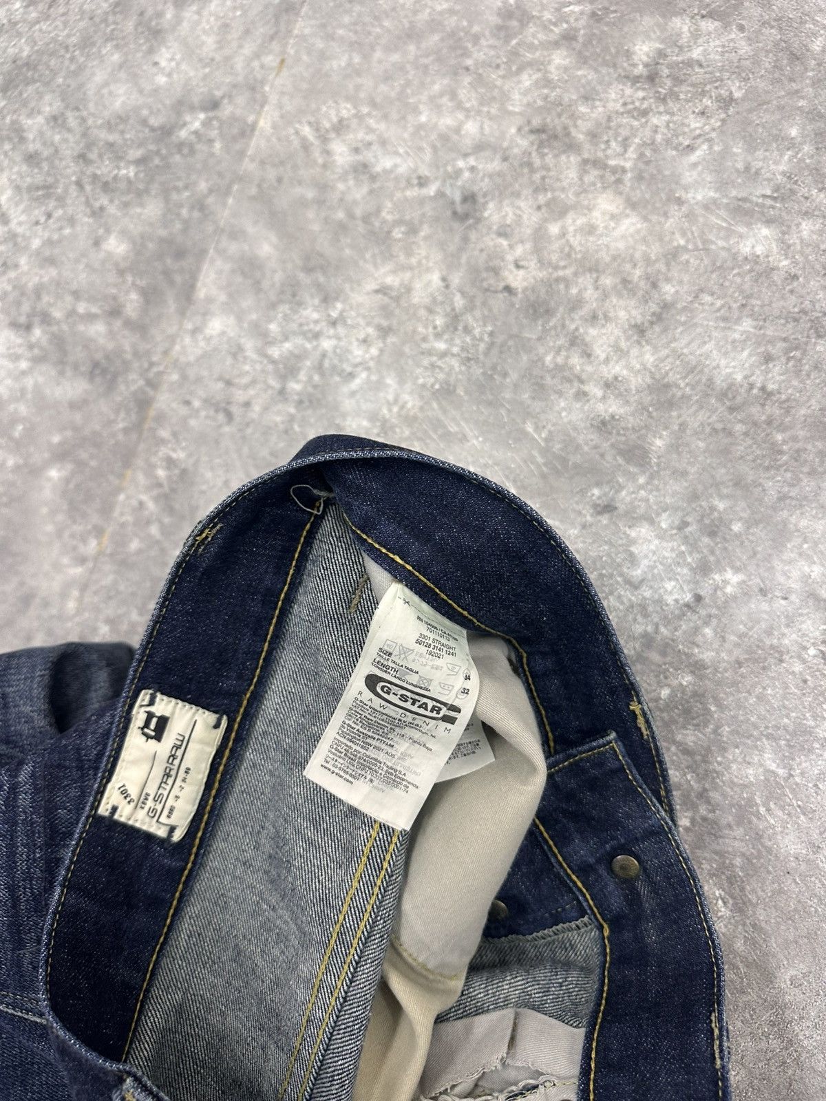 If Six Was Nine G-Star Raw Faded Y2K Avantgarde Jeans Size US 34 / EU 50 - 5 Thumbnail