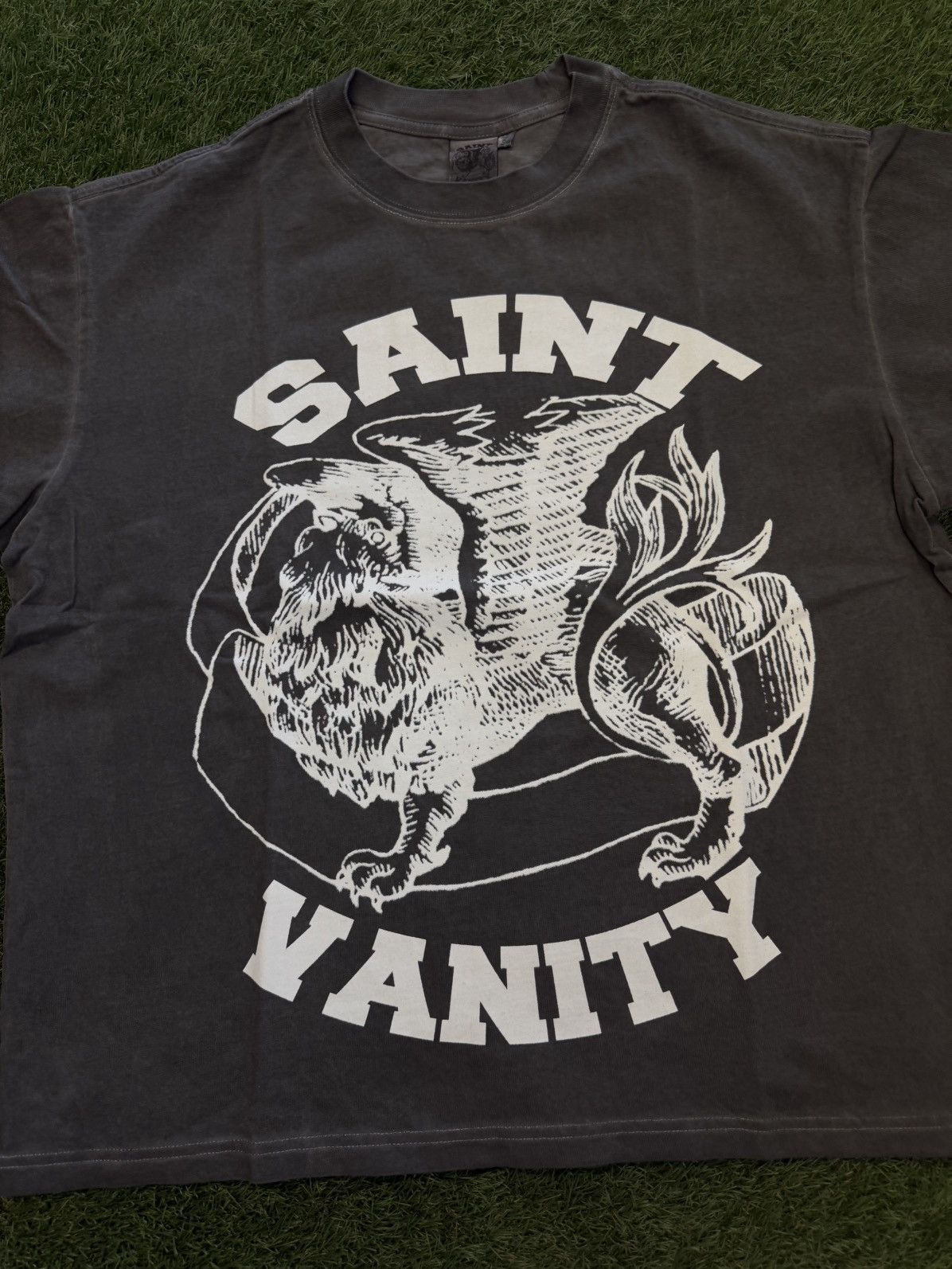 Saint Vanity Saint Vanity Tee Shirt Logo Grey Size Small (NEW) Size US S / EU 44-46 / 1 - 5 Thumbnail