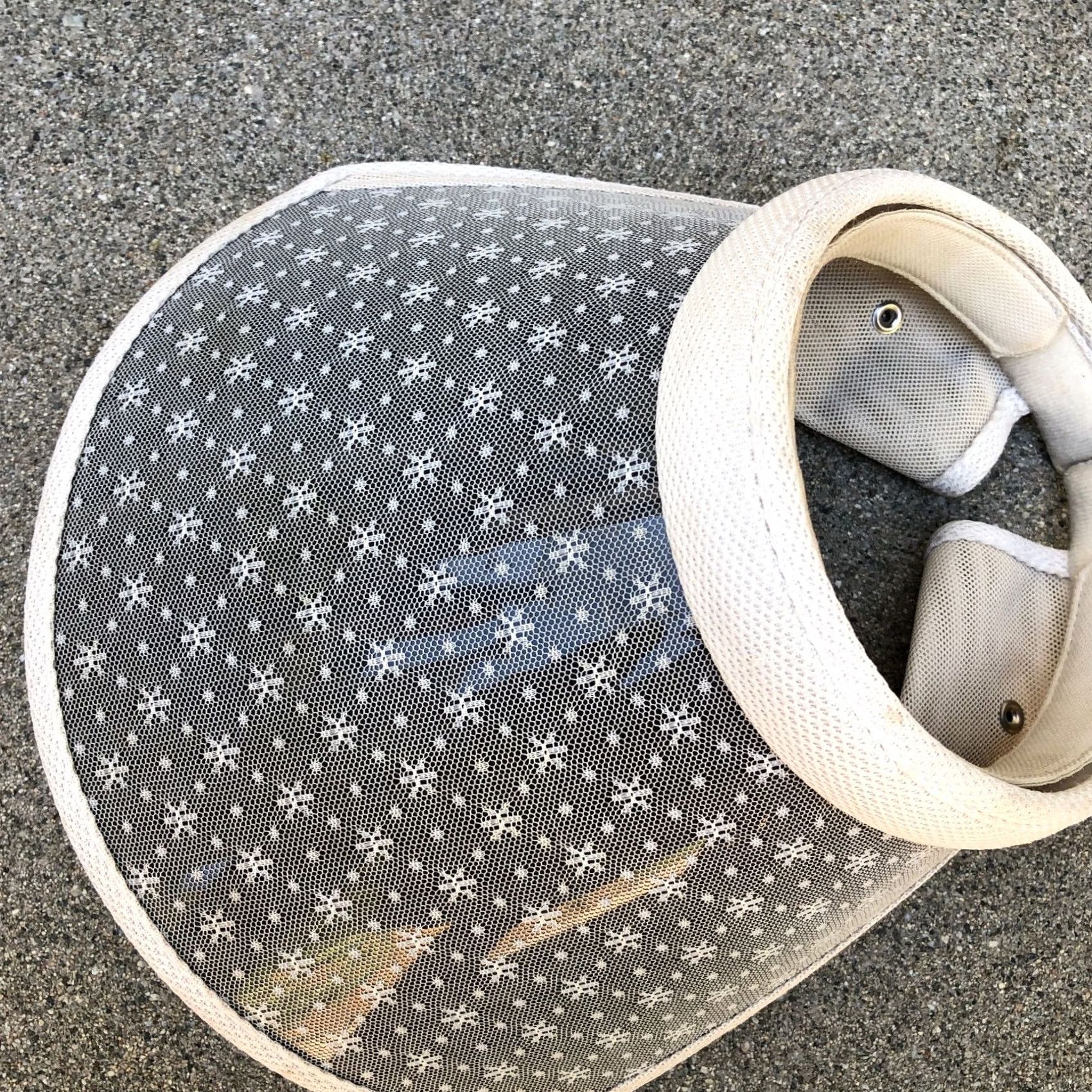 Vintage VINTAGE CACTUS Full Face Long Visor Hat Women's Adjustable Cap Sun Shade Shirt Men One Size Gray Visor Adjustable 90s Size ONE SIZE - 3 Thumbnail