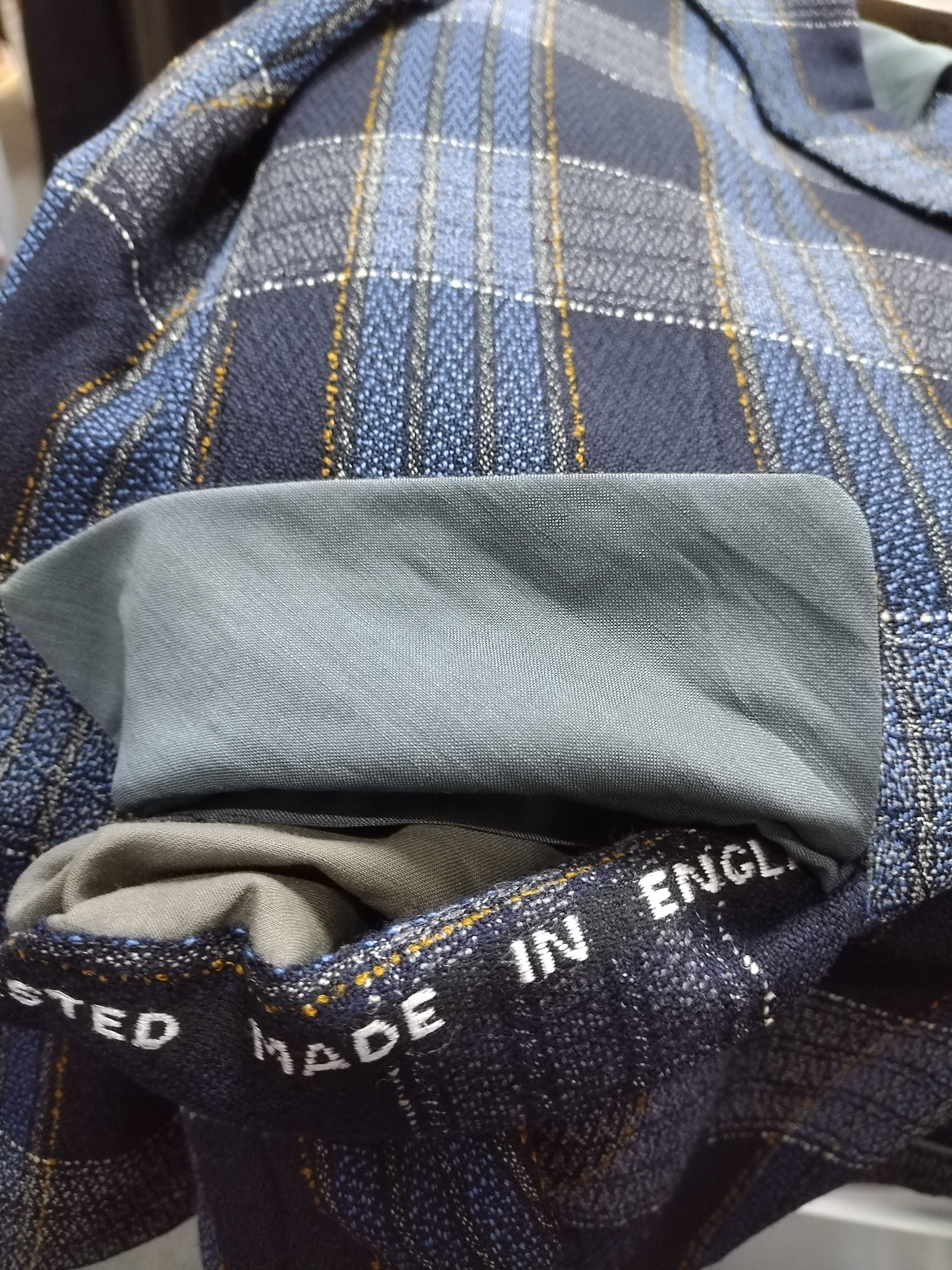Japanese Brand Vintage Japanese Brand Plaid Blazer Jacket Made in England Size 38L - 6 Thumbnail