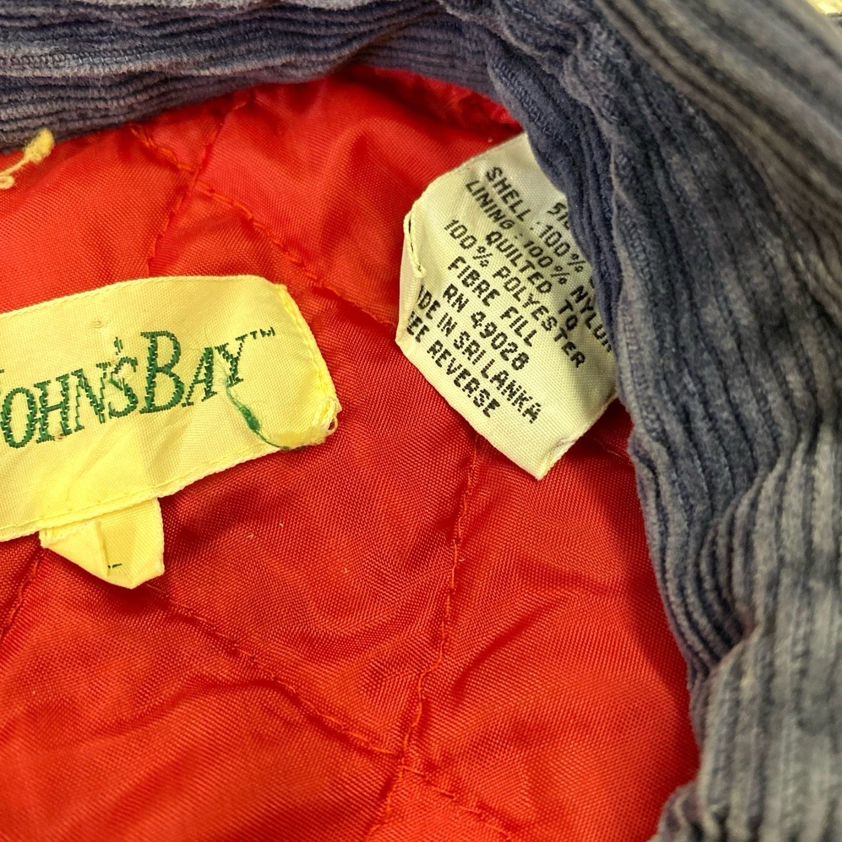 Vintage VINTAGE 90s St. Johns Bay Corduroy Lined Insulated Jacket Shacket Men's Large Brown Corduroy Insulated 90s Shacket Mens Size L / US 10 / IT 46 - 4 Thumbnail