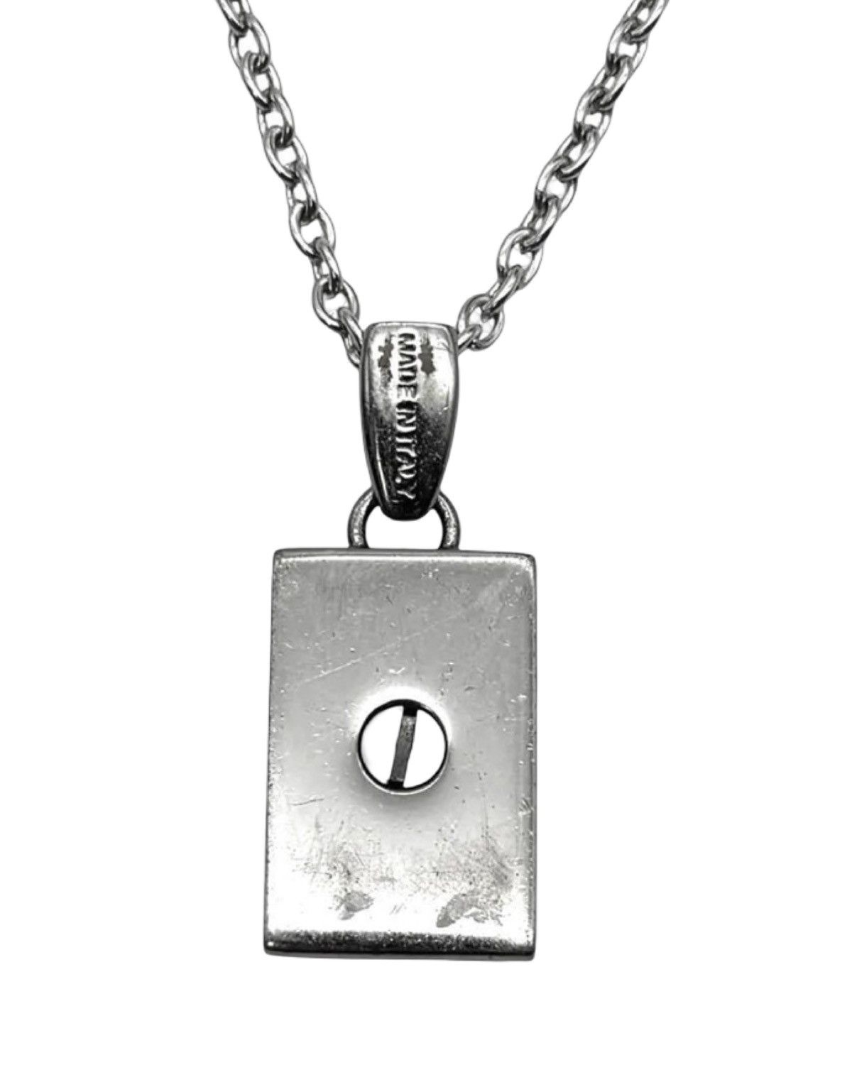 Dolce & Gabbana Plate Logo Pendant Necklace Size ONE SIZE - 2 Thumbnail