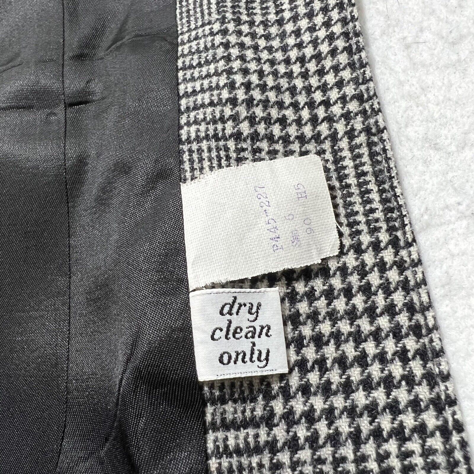 Pendleton Pendleton Woolen Mills Houndstooth Blazer A-Line Skirt Set Size M / US 6-8 / IT 42-44 - 8 Thumbnail
