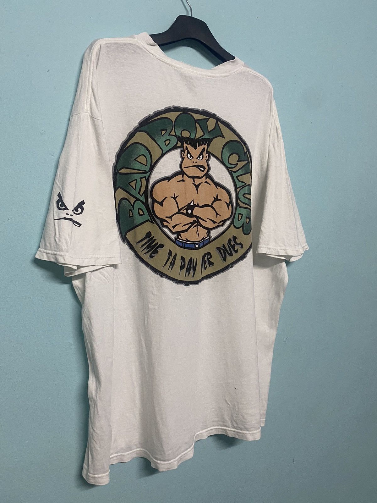 Rap Tees 💥STEAL💥BAD BOY CLUB BACK HIT BIG LOGO SHIRT Size US XL / EU 56 / 4 - 2 Thumbnail