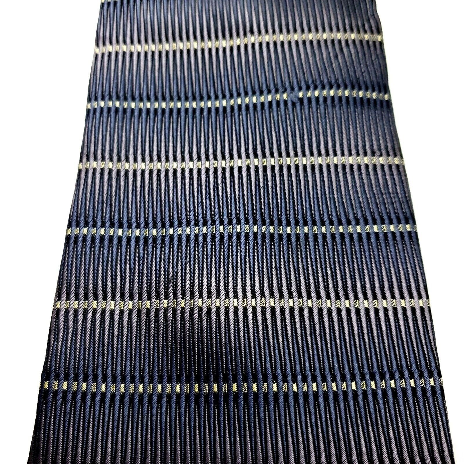 Murano Murano Silk Tie Woven Blue Beige Wide Size ONE SIZE - 2 Thumbnail