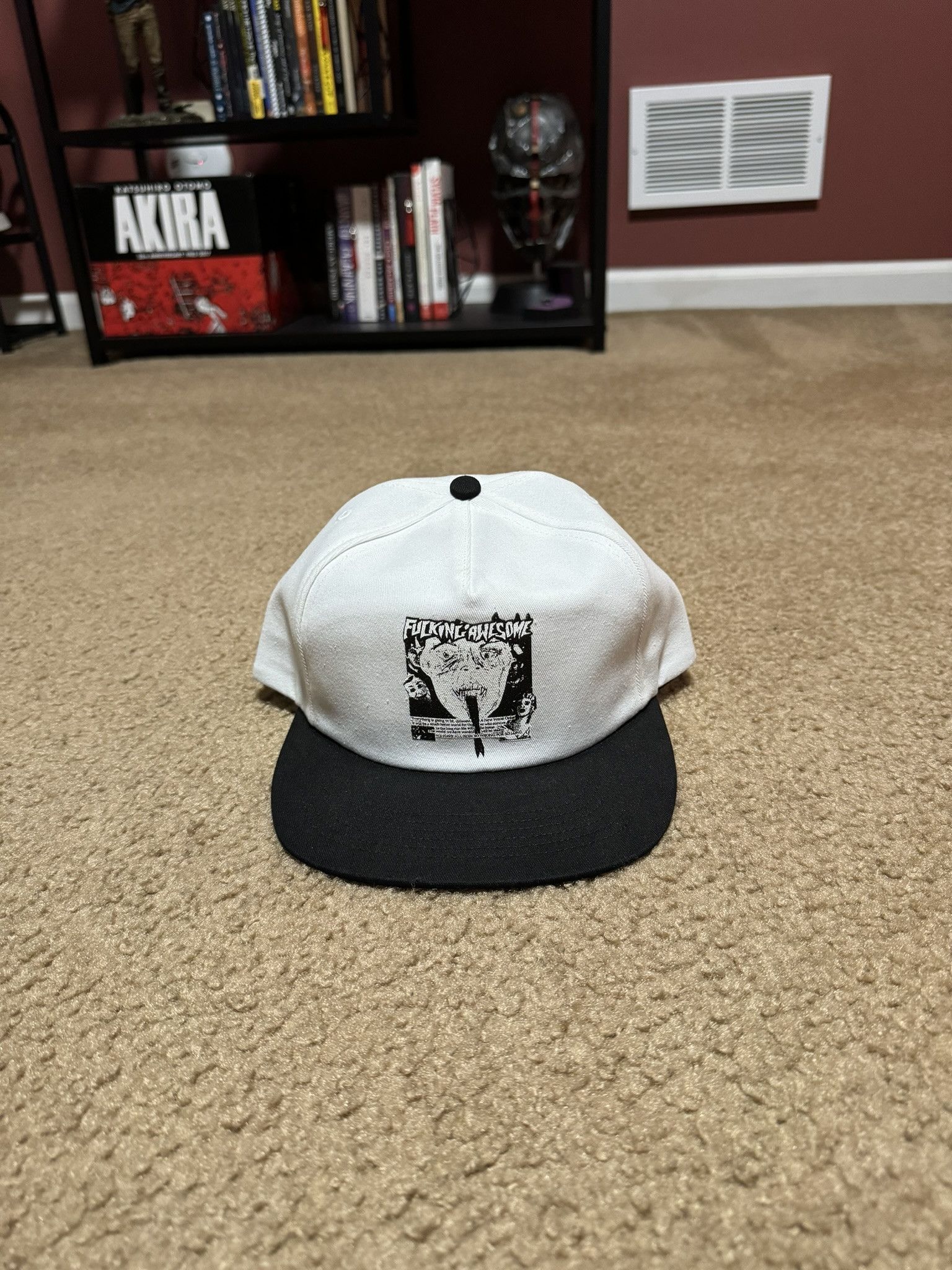 【FUCKING AWESOME】 GFY SNAPBACK WHITE/BLACK FUCKING AWESOME GFY SNAPBACK WHITE / BLACK– Bluetile Skateboards