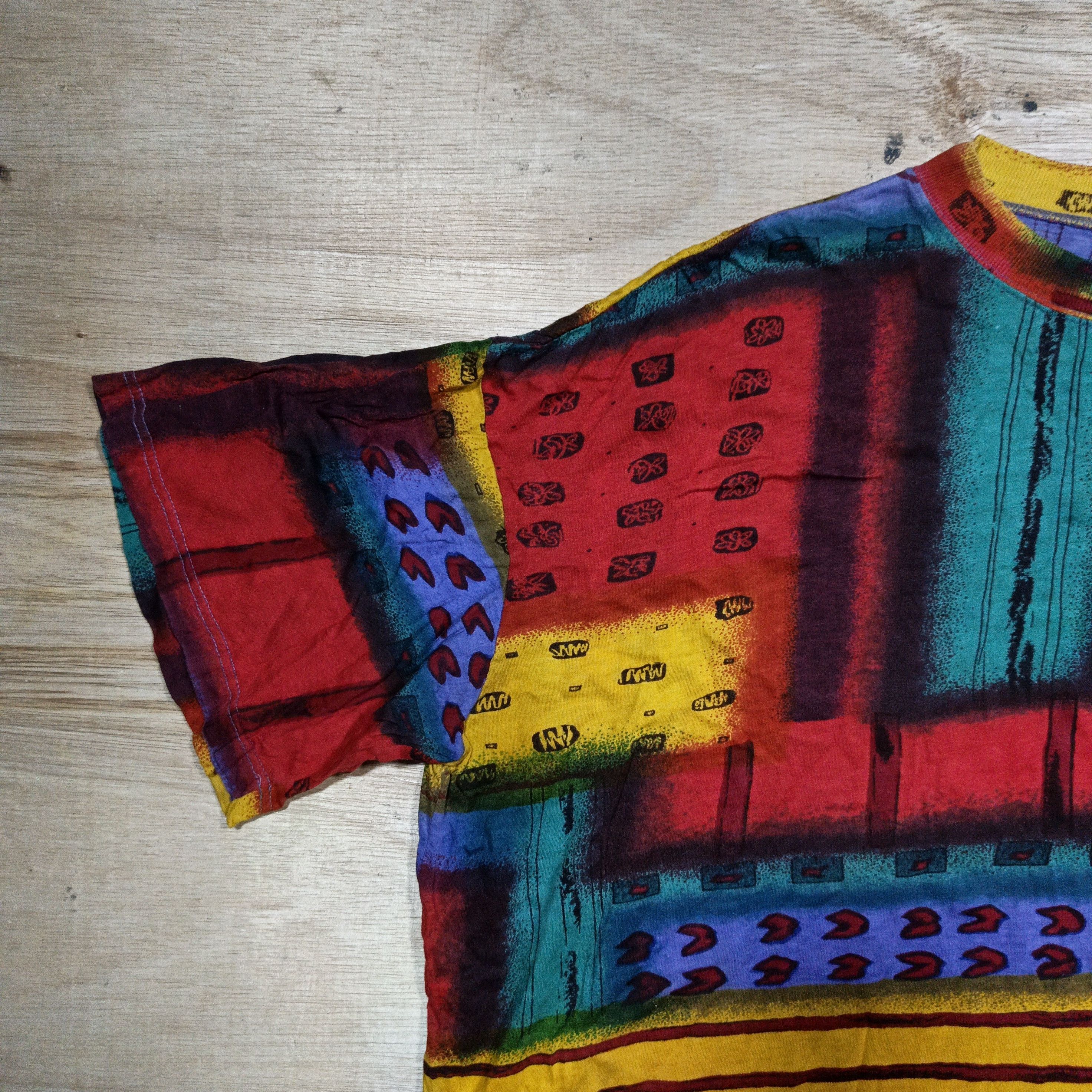 Vintage 90's MAHILA COLLECTIONS Abstract Pattern Aesthetic Size US XL / EU 56 / 4 - 3 Thumbnail