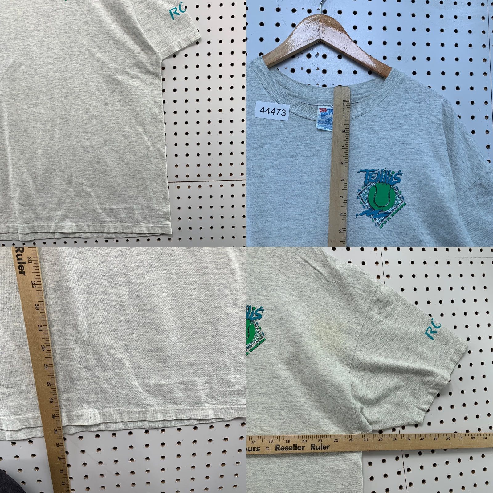 Hanes VINTAGE Hanes T-Shirt Tennis Shirt Mens 2XL Gray 90s Sports Cotton Hanes Beefy-T Mens 2XL 90s Tournament Baseball Football Size US XXL / EU 58 / 5 - 8 Thumbnail