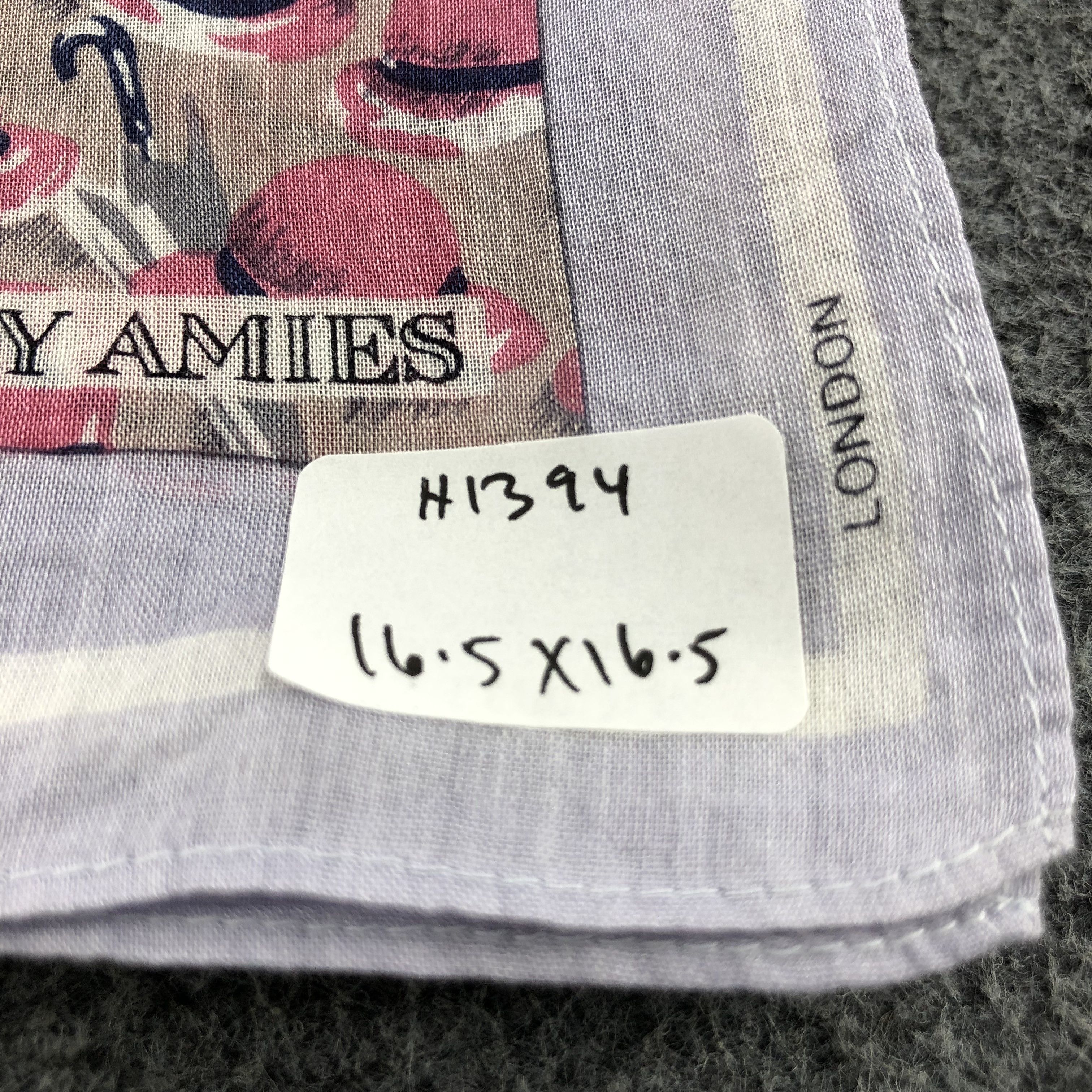 Hardy Amies × Vintage Hardy Amies Handkerchief Neckerchief Bandana H1394 Size ONE SIZE - 8 Thumbnail