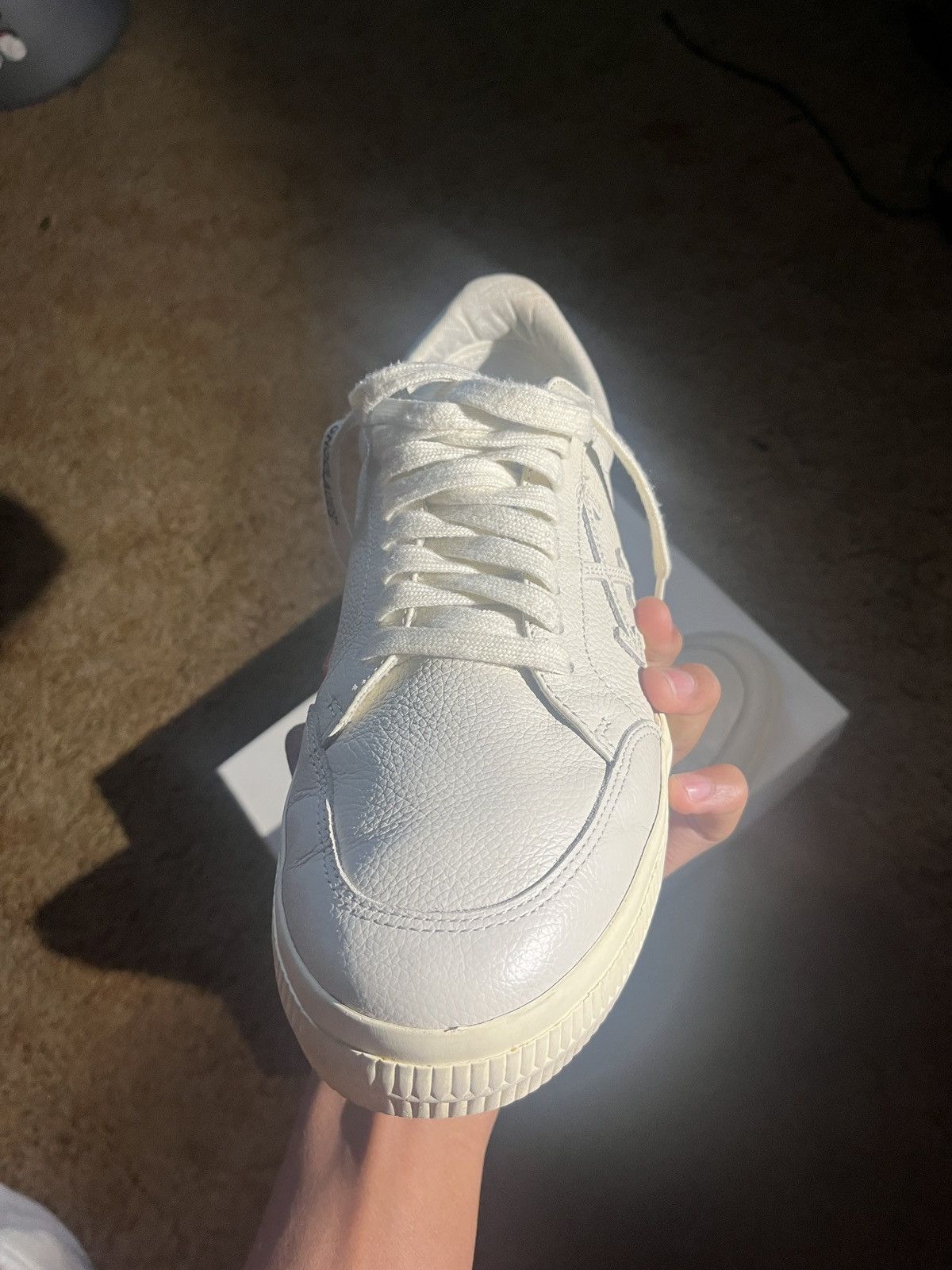 Off-White Off- White Vulcanized ‘Leather’ Size US 10 / EU 43 - 8 Thumbnail