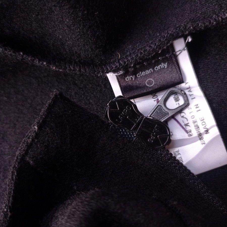 John Varvatos john varvatos black tonal merino wool zip hoodie Size US L / EU 52-54 / 3 - 4 Thumbnail