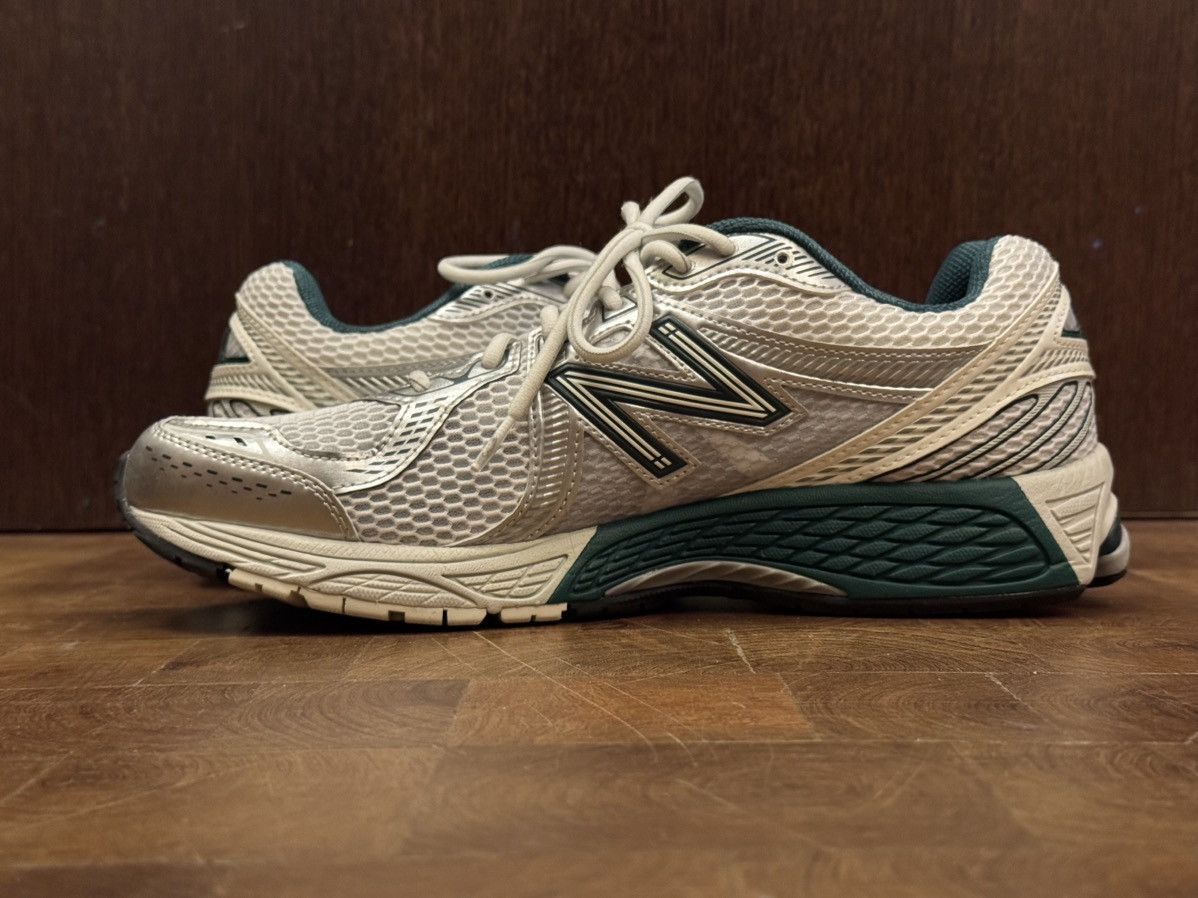 Aime Leon Dore × New Balance 860v2 White Green Size US 12 / EU 45 - 3 Thumbnail