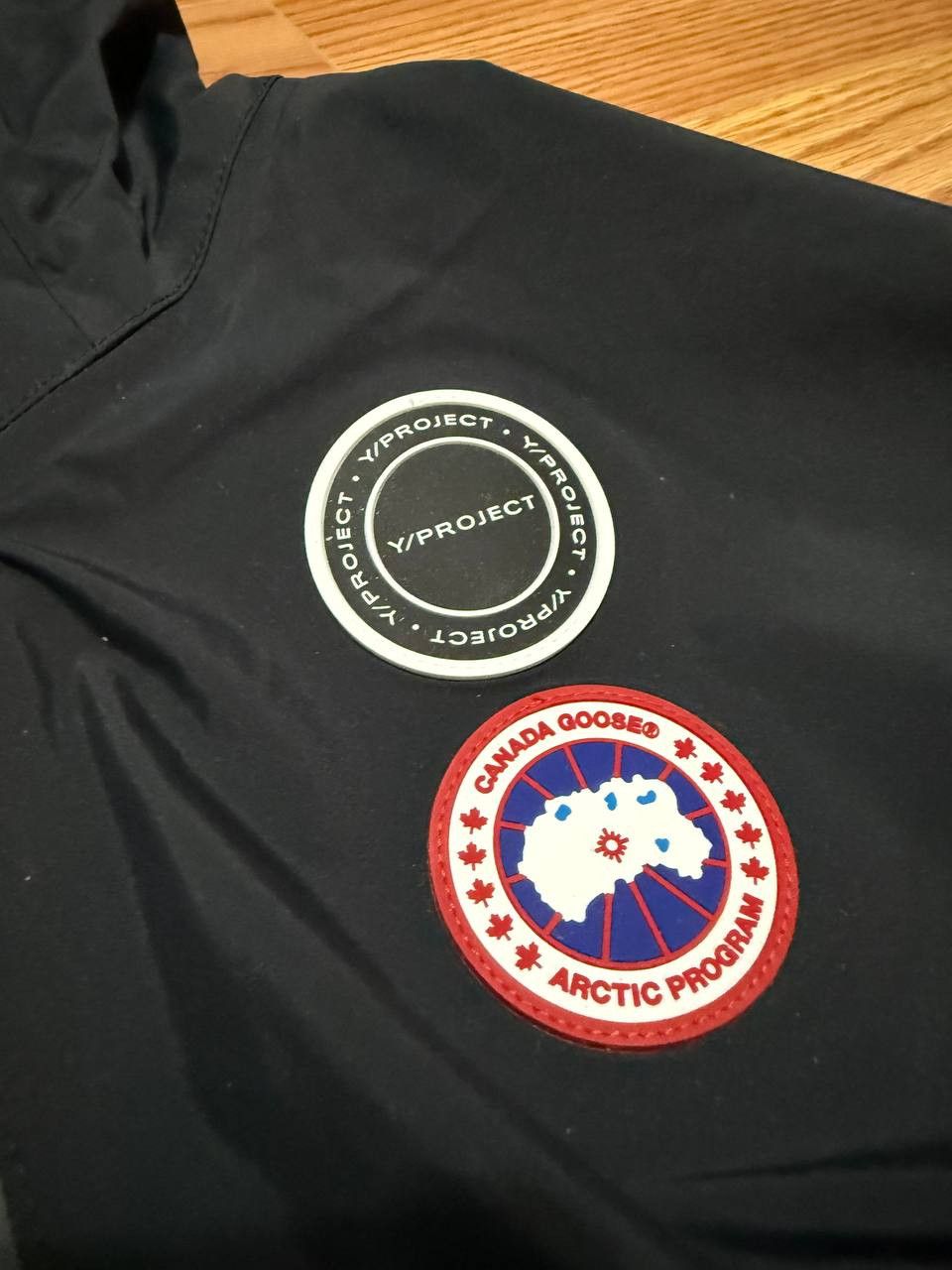 Canada Goose × Y/Project Y/Project Black Canada Goose Edition Field Poncho Coat Size US M / EU 48-50 / 2 - 2 Thumbnail