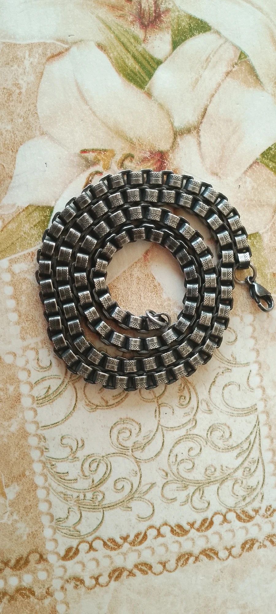 Other Retro Box Chain Link Necklace Accessories Chain Jewelry Gift Size ONE SIZE - 1 Thumbnail