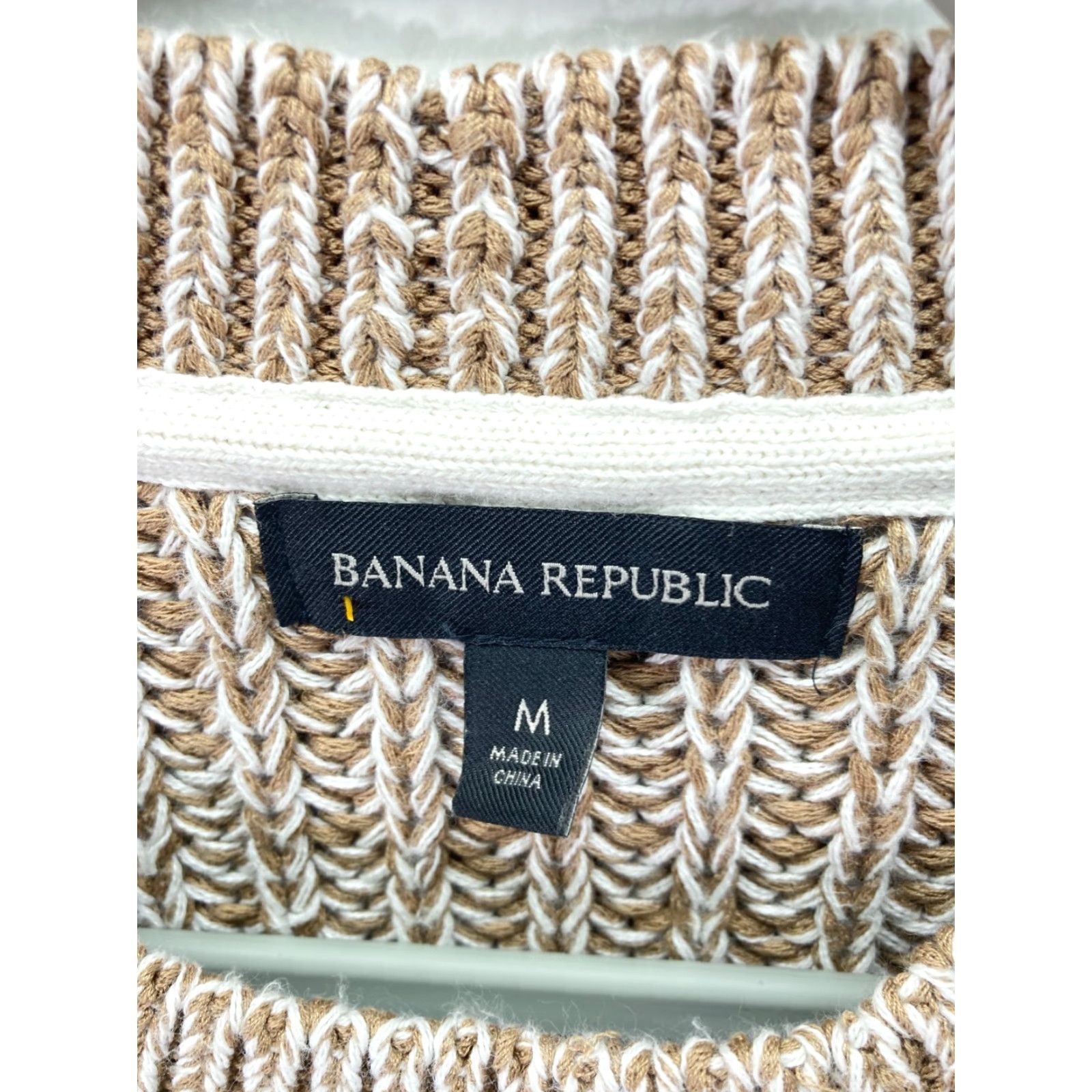 Banana Republic Banana Republic Sweater Womens M Brown Ribbed Knit Crew Neck Dolman Sleeve Size M / US 6-8 / IT 42-44 - 6 Thumbnail