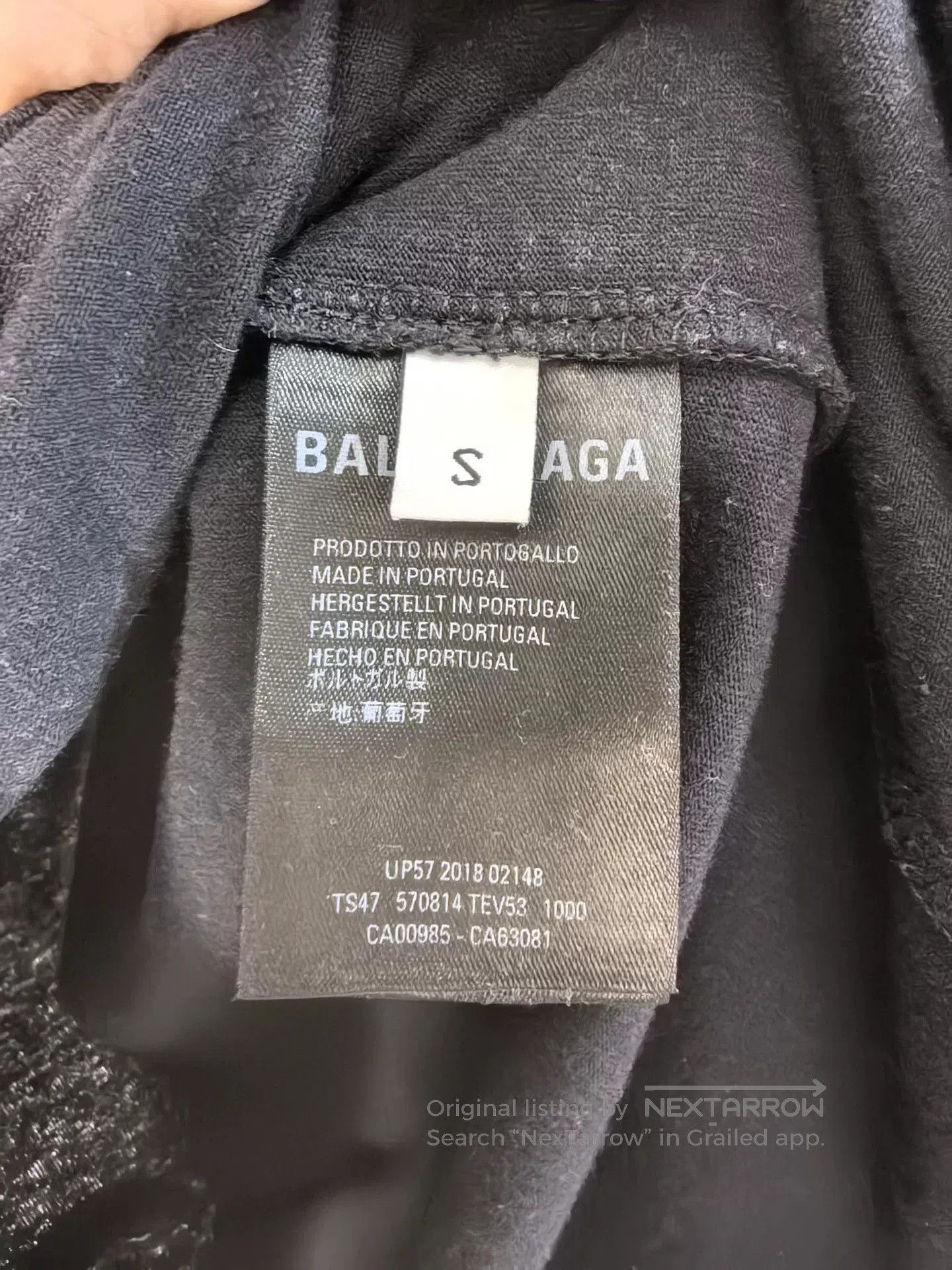 Balenciaga Balenciaga Logo Short Sleeve T. Size US M / EU 48-50 / 2 - 4 Thumbnail