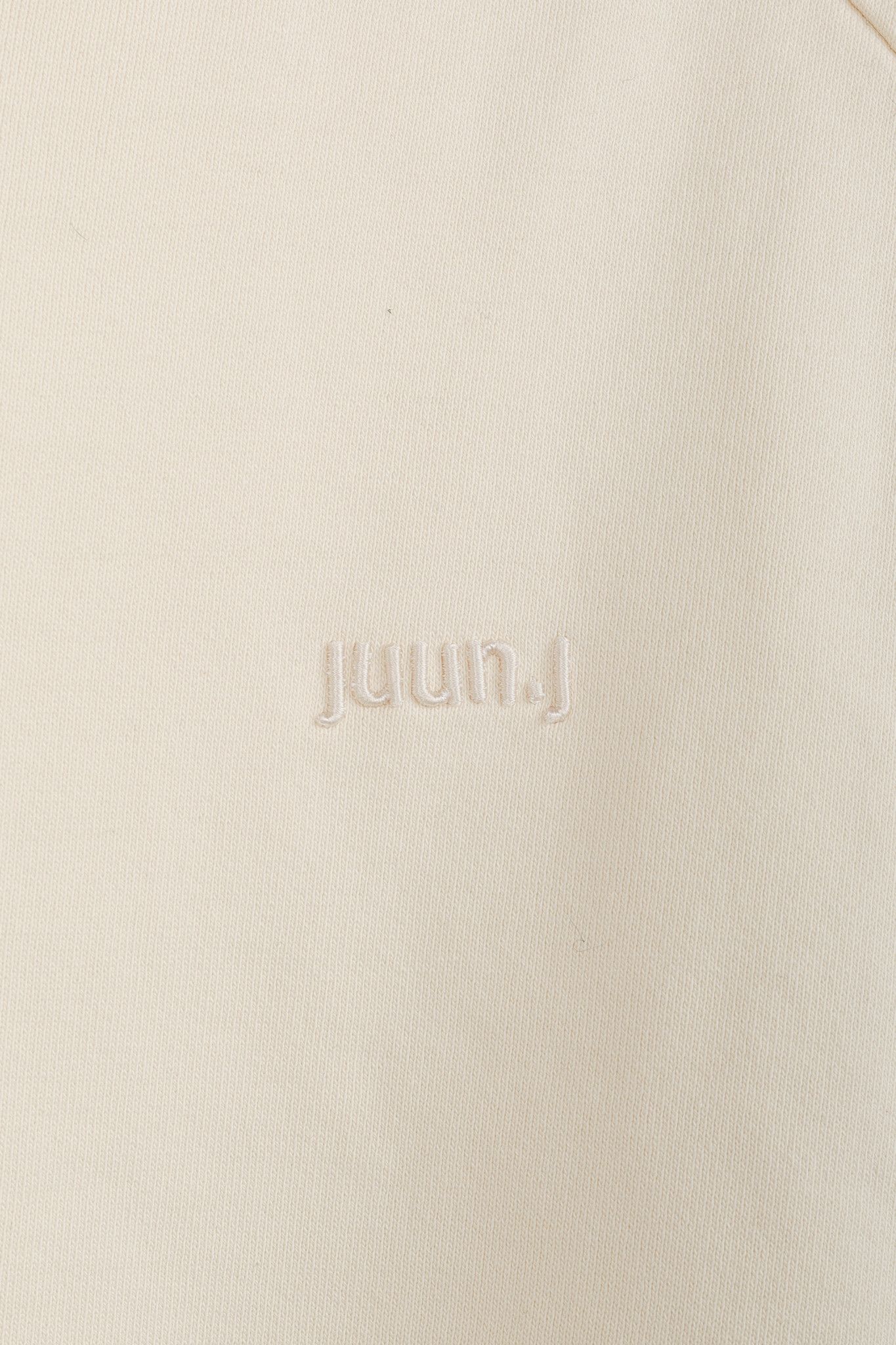 Juun.J JUUN.J Cream Cotton French-Terry Graphic Crewneck Sweatshirt Size US S / EU 44-46 / 1 - 6 Thumbnail