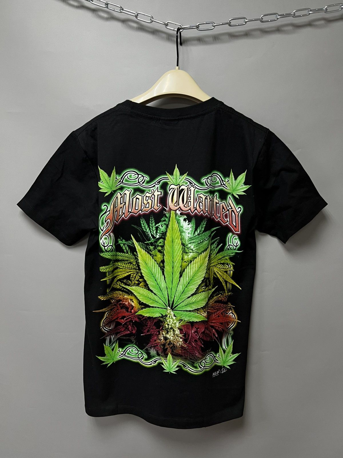 Bob Marley × Vintage Vintage WILD “Most Wanted” Weed Bob Marley Style T shirt tee Size US M / EU 48-50 / 2 - 2 Thumbnail