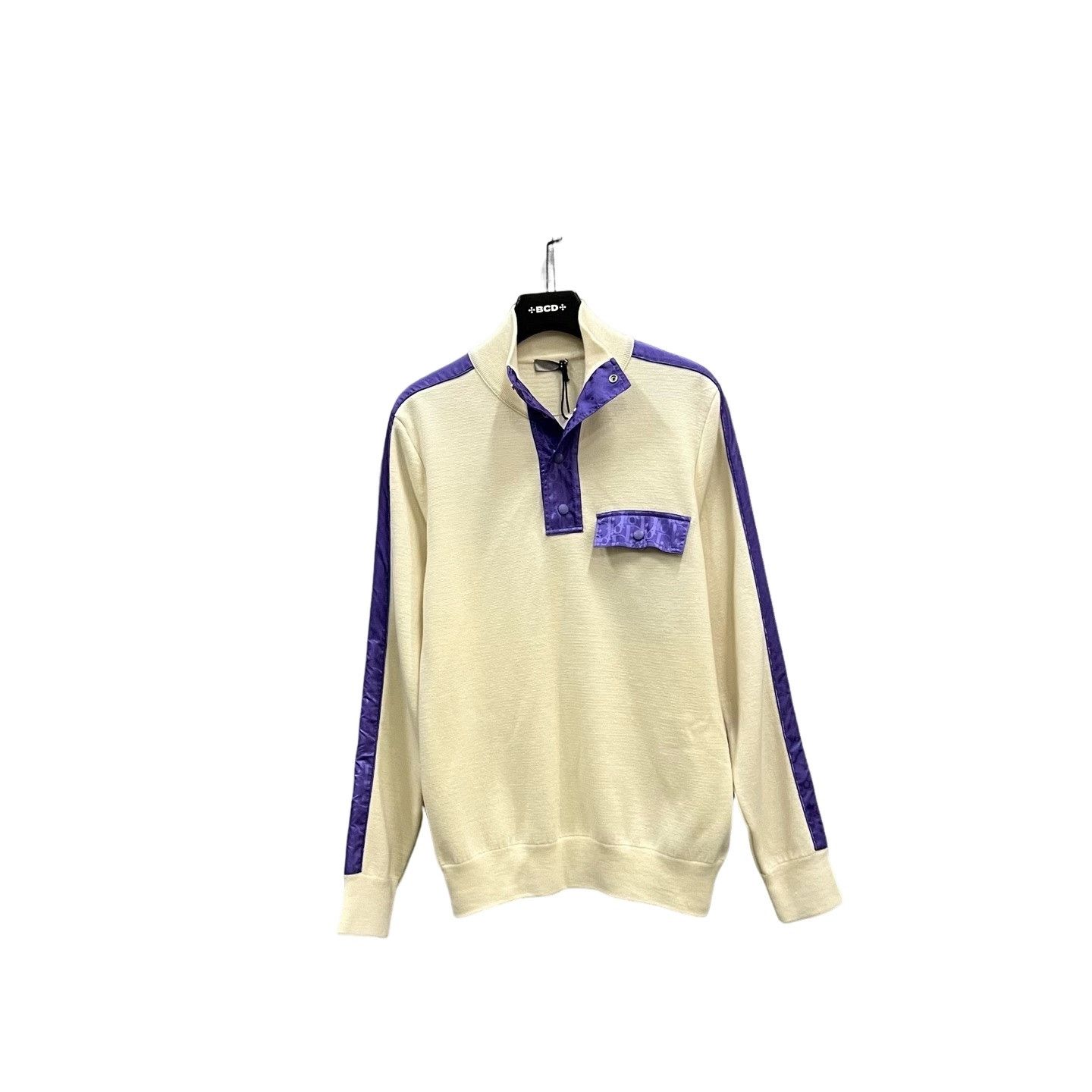 Dior Dior Purple Panel Sweater Size M Size US M / EU 48-50 / 2 - 1 Thumbnail