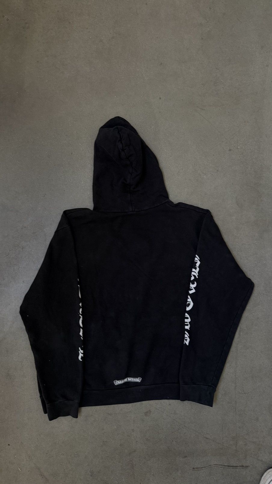 Chrome Hearts Chrome Heart Scroll Script Sleeve Hoodie Black Size US L / EU 52-54 / 3 - 5 Thumbnail