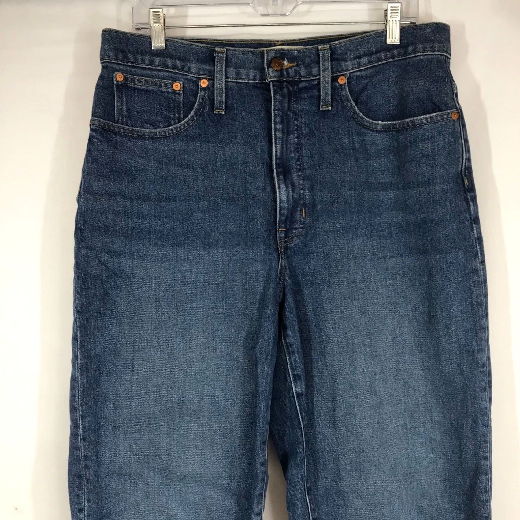 Madewell Madewell Balloon Jeans High Rise Relaxed Tapered Medium Wash Denim Size 30 Womens Jeans Size 24" / US 00 / IT 34 - 2 Thumbnail