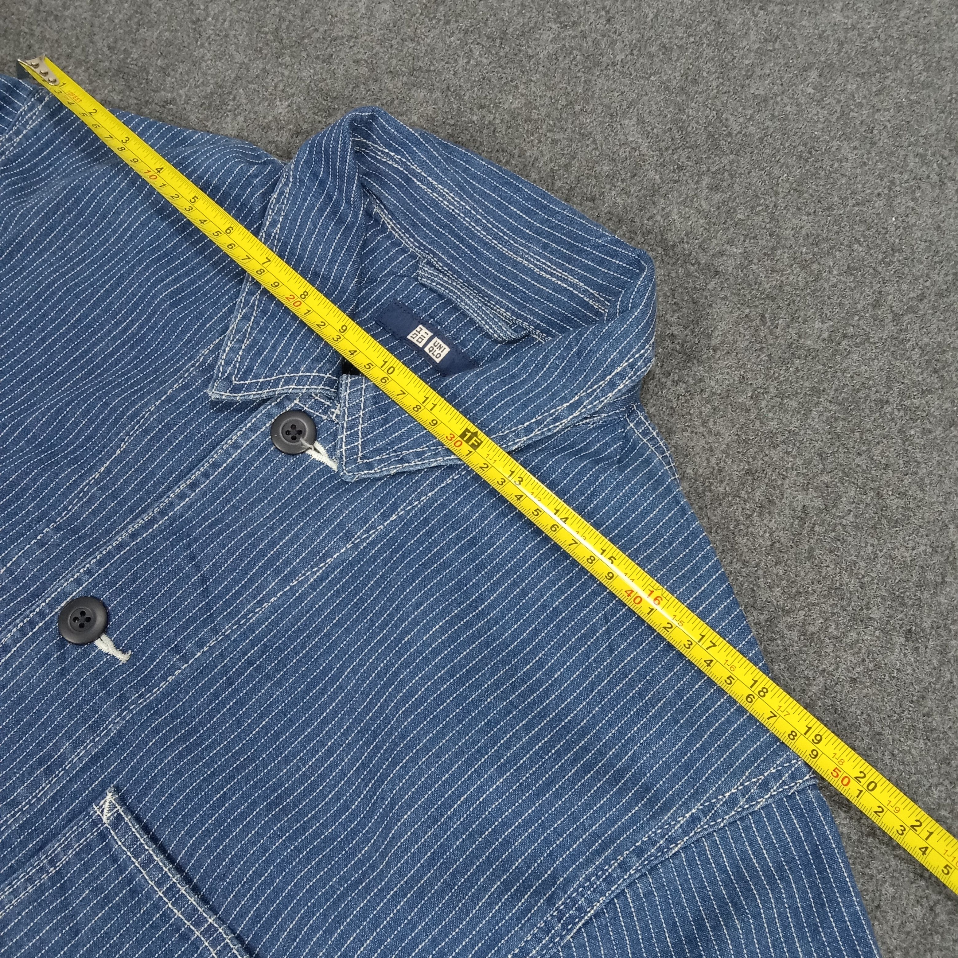 Japanese Brand × Vintage Uniqlo Skulls Japanese Brand Denim Style Jacket Size US L / EU 52-54 / 3 - 8 Thumbnail