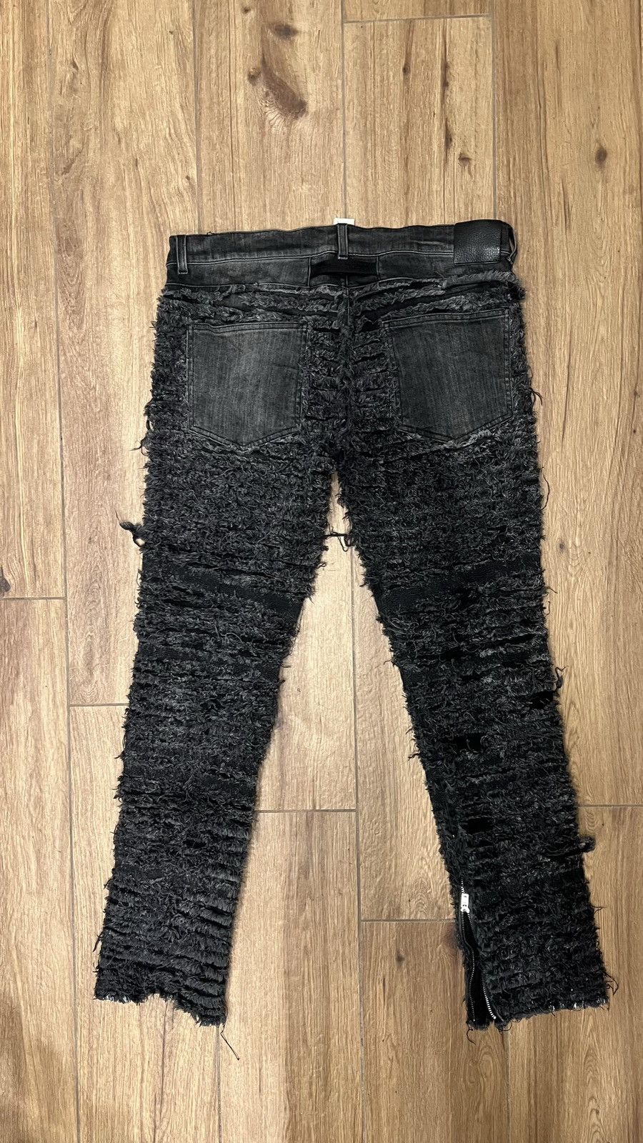 1017 ALYX 9SM × Blackmeans Alyx Blackmeans Denim Jeans Distressed Size US 34 / EU 50 - 2 Thumbnail