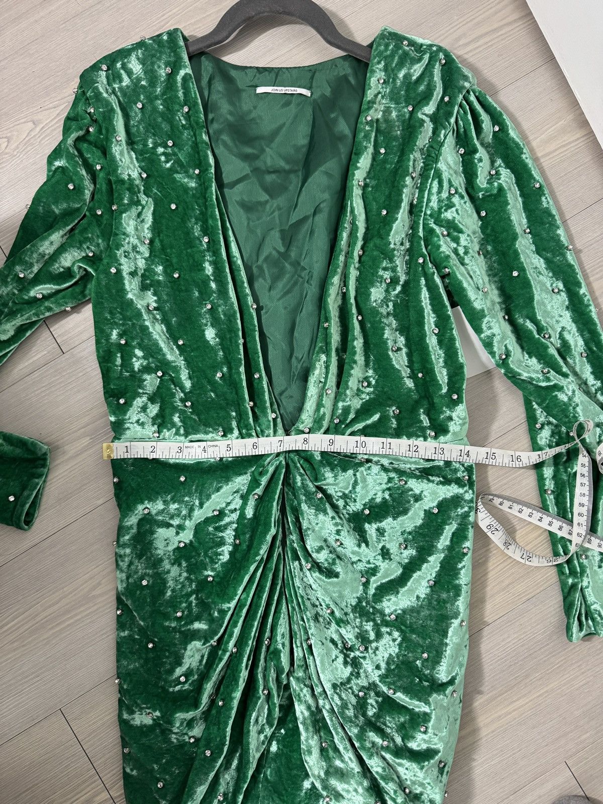 The Attico The Attico Crystal-embellished Reversible Ruched Mini Dress Size S / US 4 / IT 40 - 6 Thumbnail