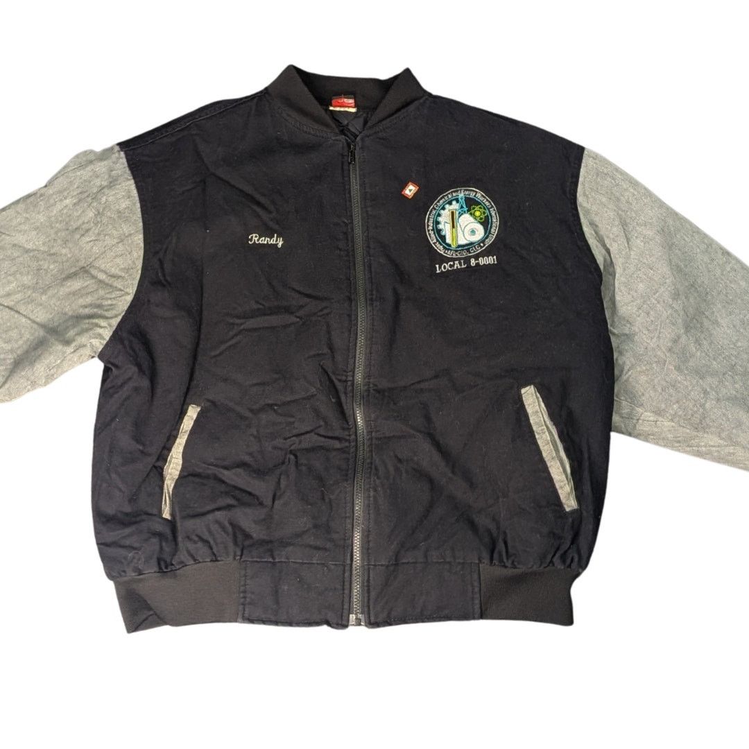 Vintage Vintage Chemical and Energy Workers Union Letterman Jacket Size US XXL / EU 58 / 5 - 1 Thumbnail