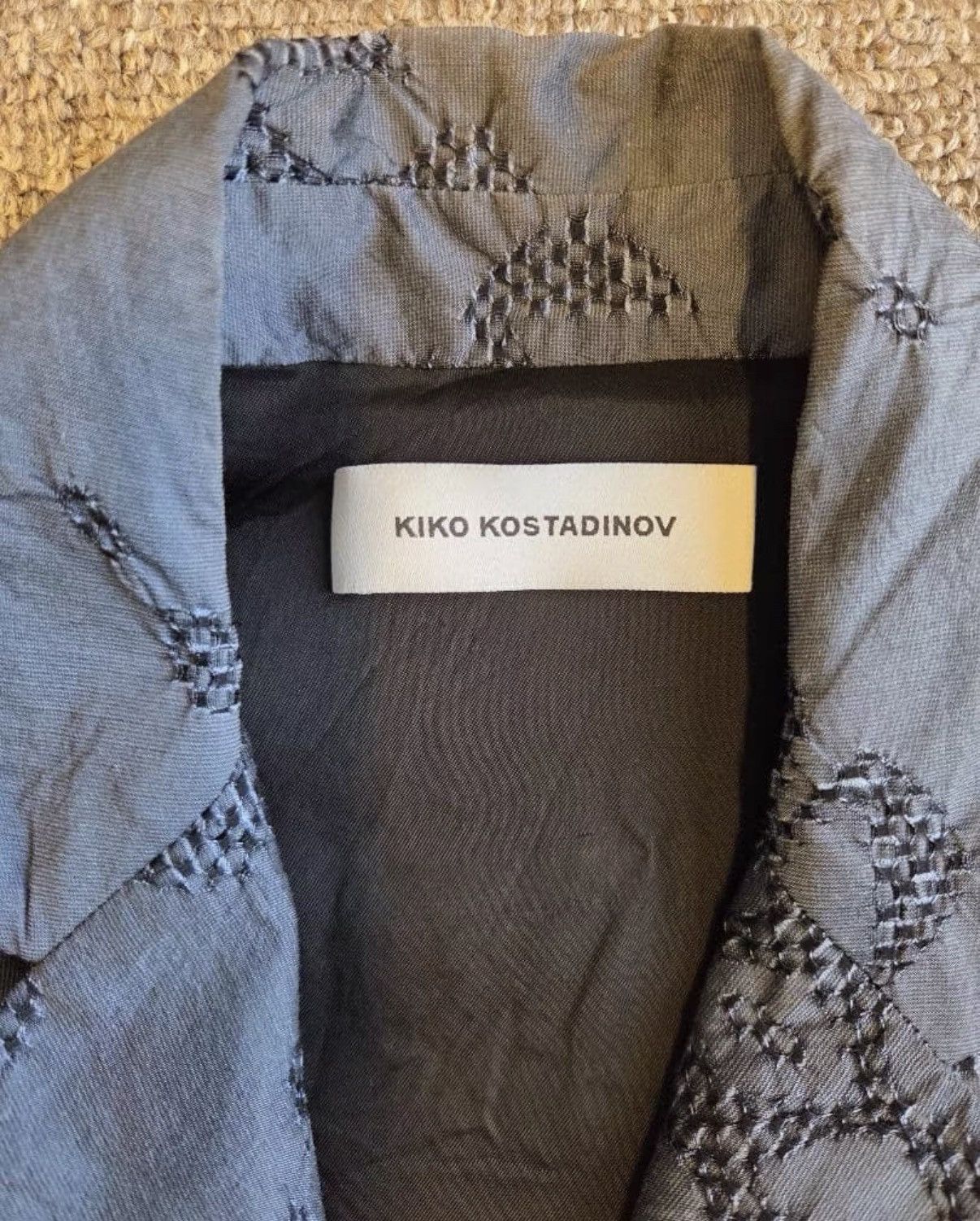 Kiko Kostadinov Kiko Kostadinov Panchali Blue Floral Coat K23 Size US S / EU 44-46 / 1 - 4 Thumbnail